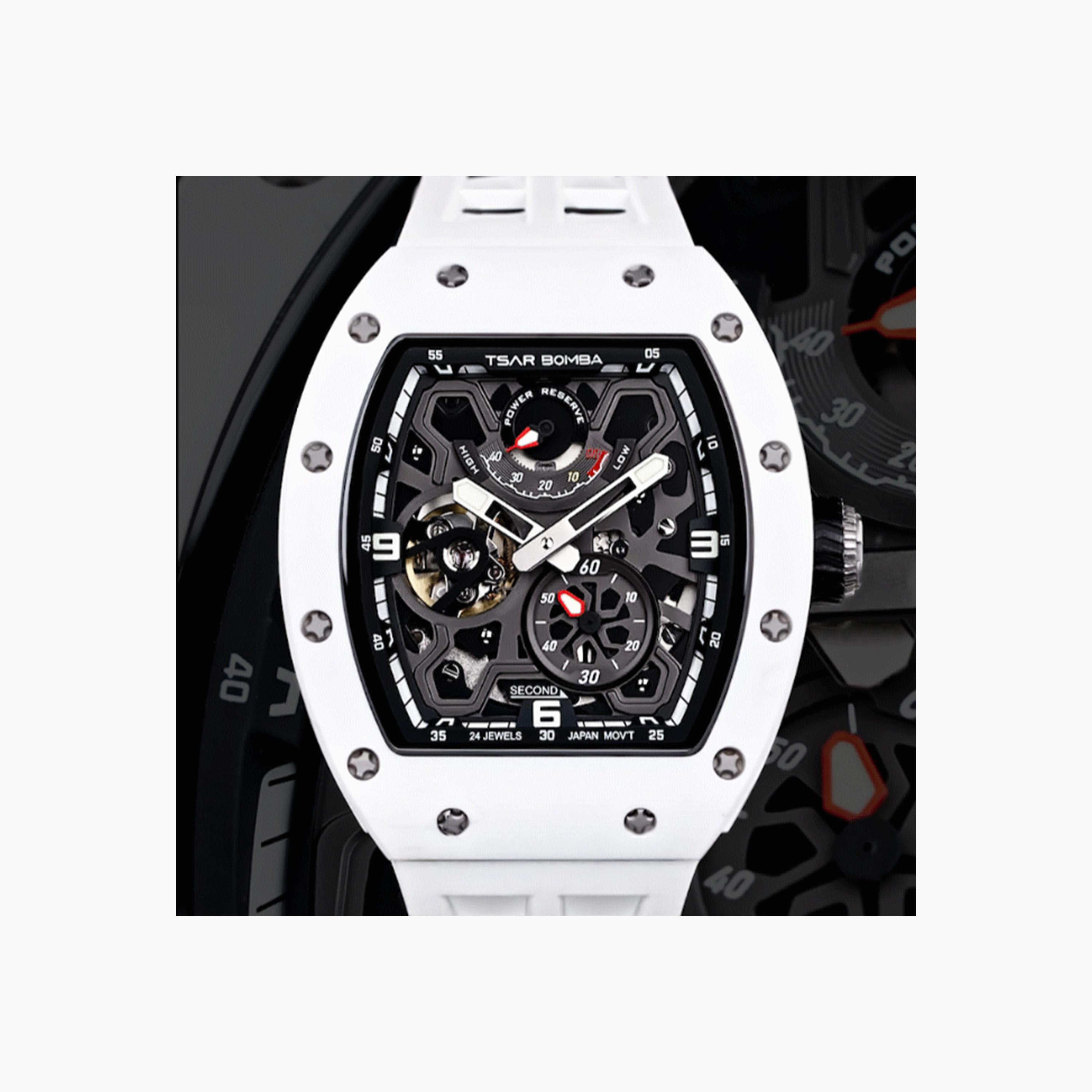 ساعة أوتوماتيكية بقرص أسود للرجال من تسار بومبا - TB8212CII-01-men-watchesandjewellery-watches-image-3