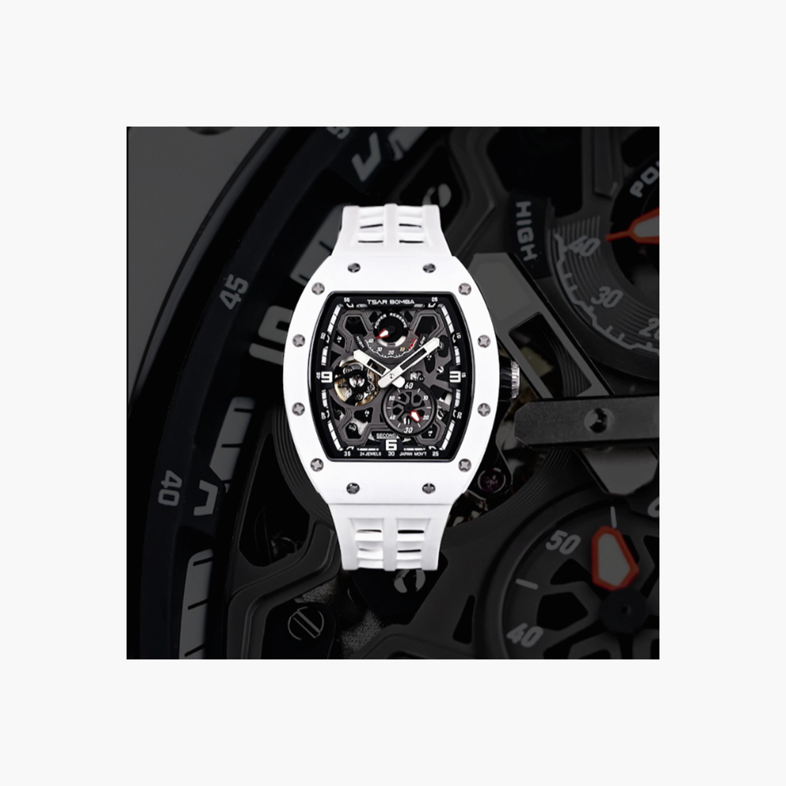 ساعة أوتوماتيكية بقرص أسود للرجال من تسار بومبا - TB8212CII-01-men-watchesandjewellery-watches-image-5