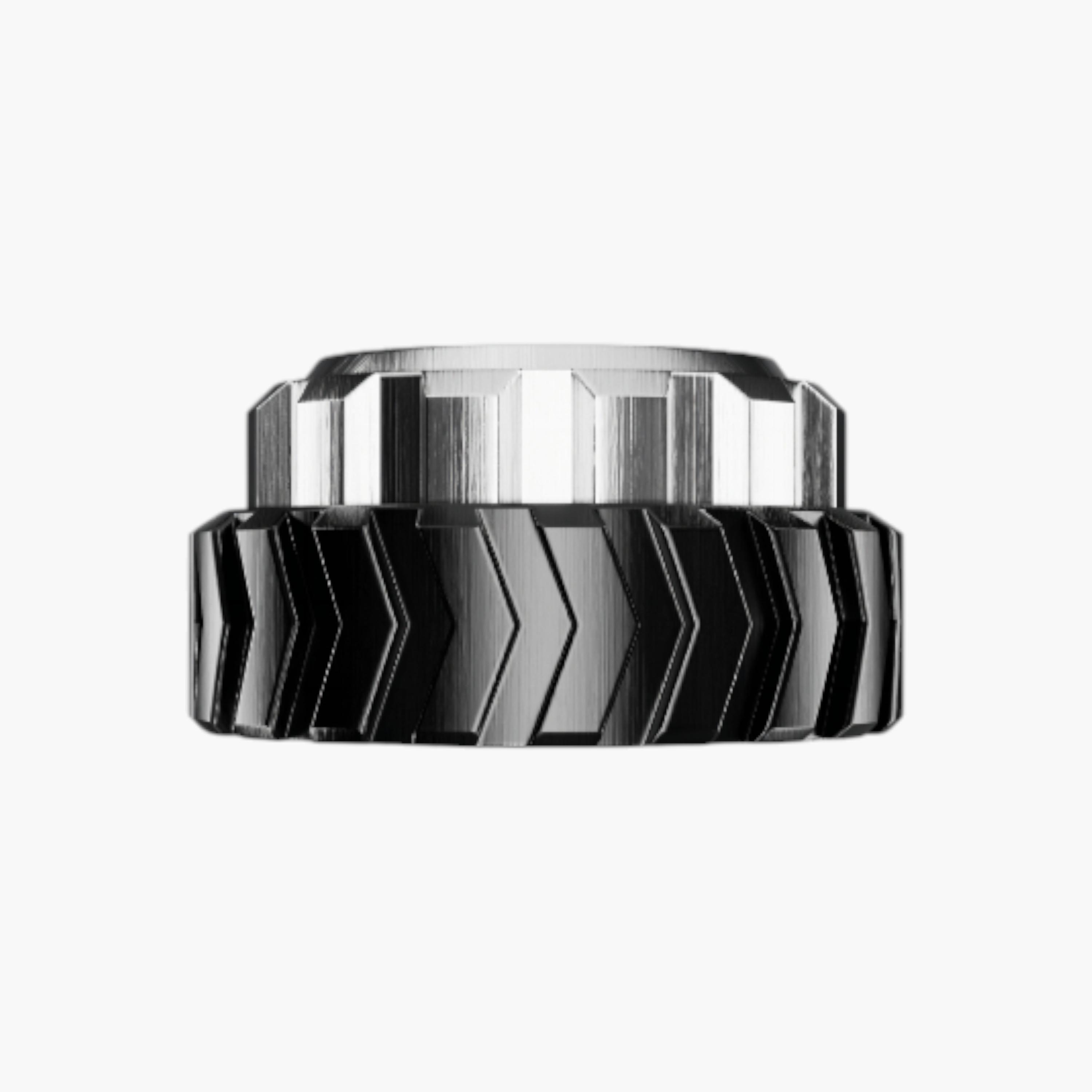 ساعة أوتوماتيك بقرص أسود للرجال من مجموعة رياكتور من تسار بومبا - TB8213A-06 (طقم 1+2)-men-watchesandjewellery-watches-image-4