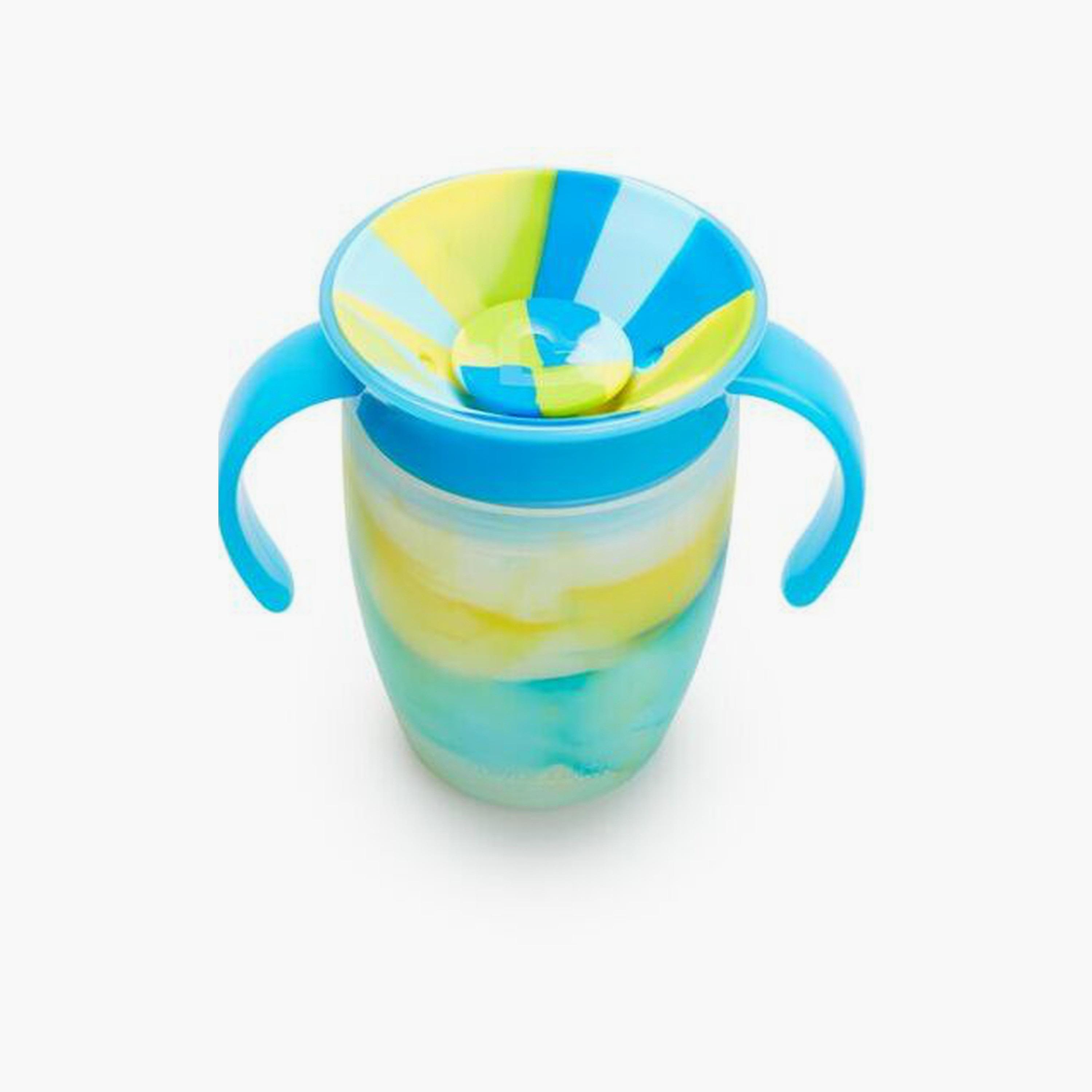 Munchkin Miracle 360° Tropical Swirl Trainer Cup - 7 oz - Groovy Grasshopper-baby-feeding-mealtimeessentials-image-1