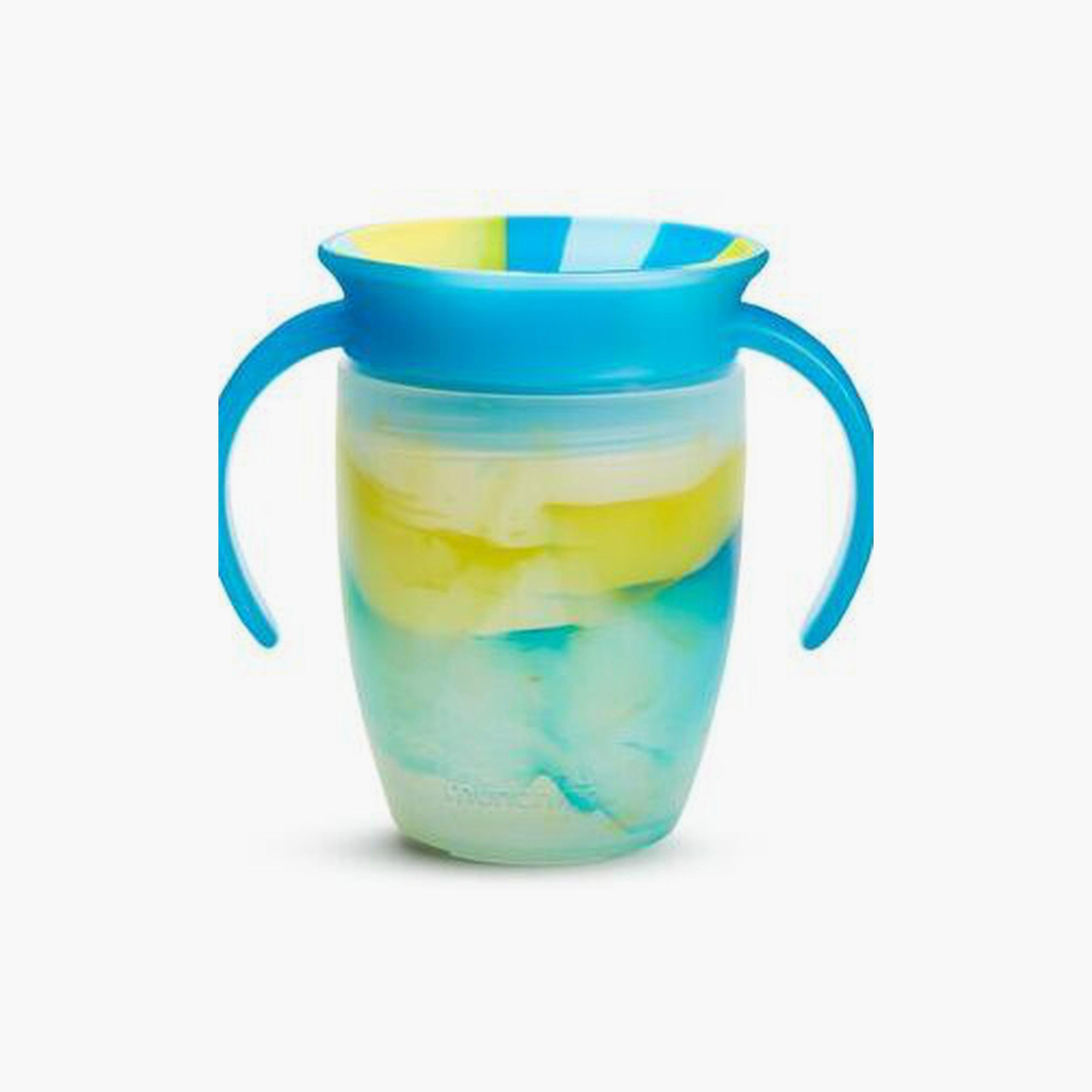 Munchkin Miracle 360° Tropical Swirl Trainer Cup - 7 oz - Groovy Grasshopper-baby-feeding-mealtimeessentials-image-2