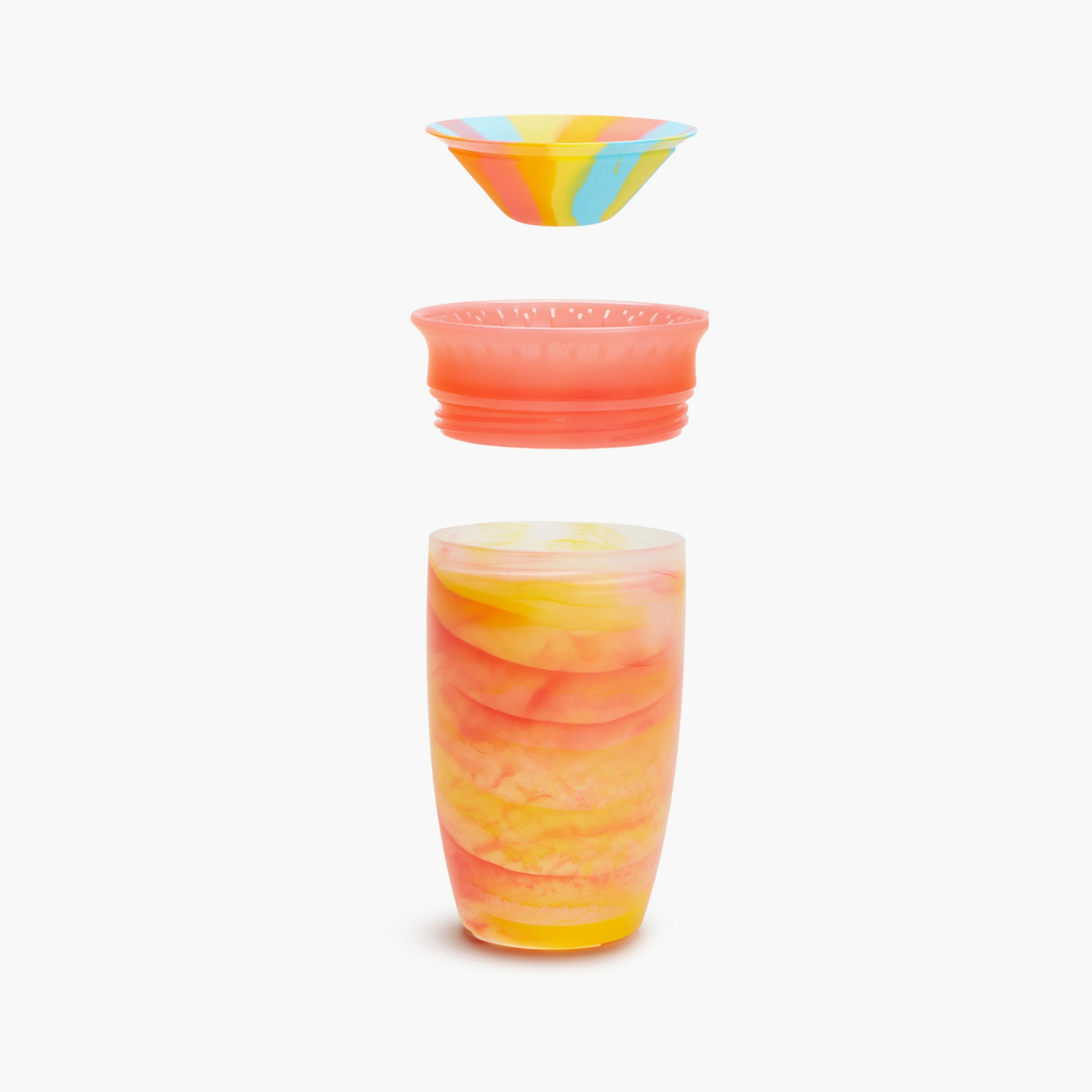Munchkin Miracle 360° Tropical Swirl Sippy Cup - 10 oz - Hey Sunshine-baby-feeding-mealtimeessentials-image-3