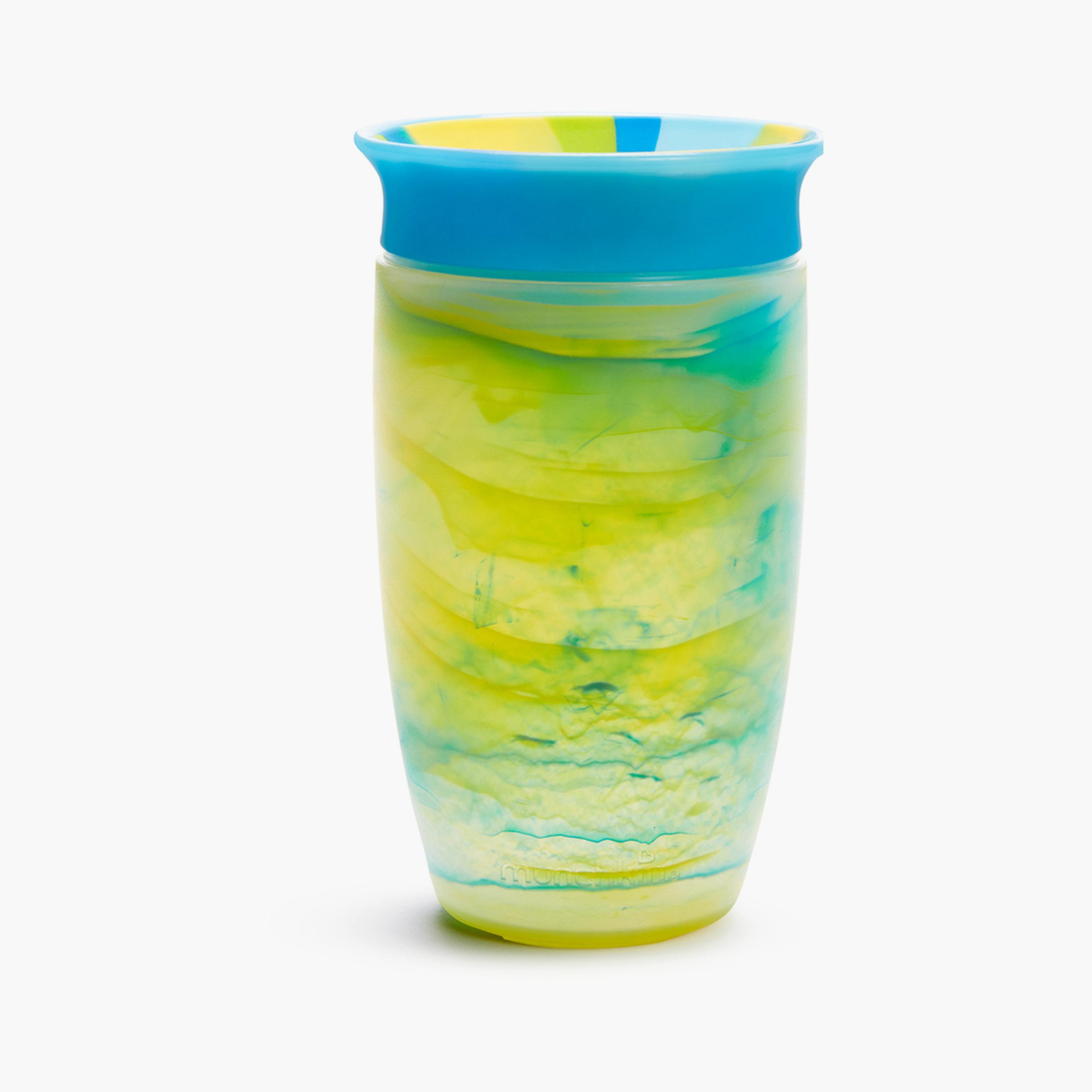 Munchkin Miracle 360° Tropical Swirl Sippy Cup - 10 oz - Groovy Grasshopper-baby-feeding-mealtimeessentials-image-2