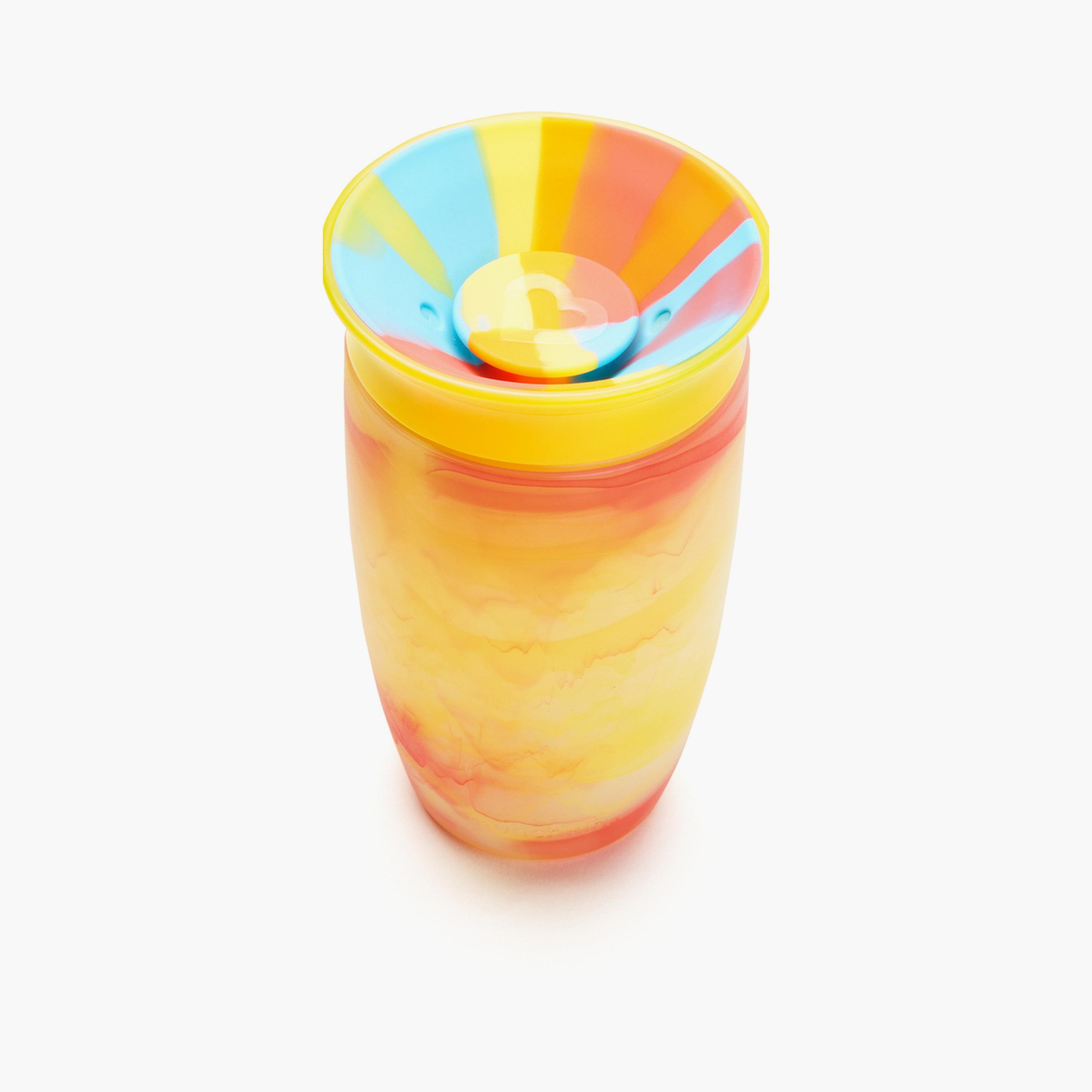 Munchkin Miracle 360° Tropical Swirl Sippy Cup - 10 oz - Radical Rainbow-baby-feeding-mealtimeessentials-image-1