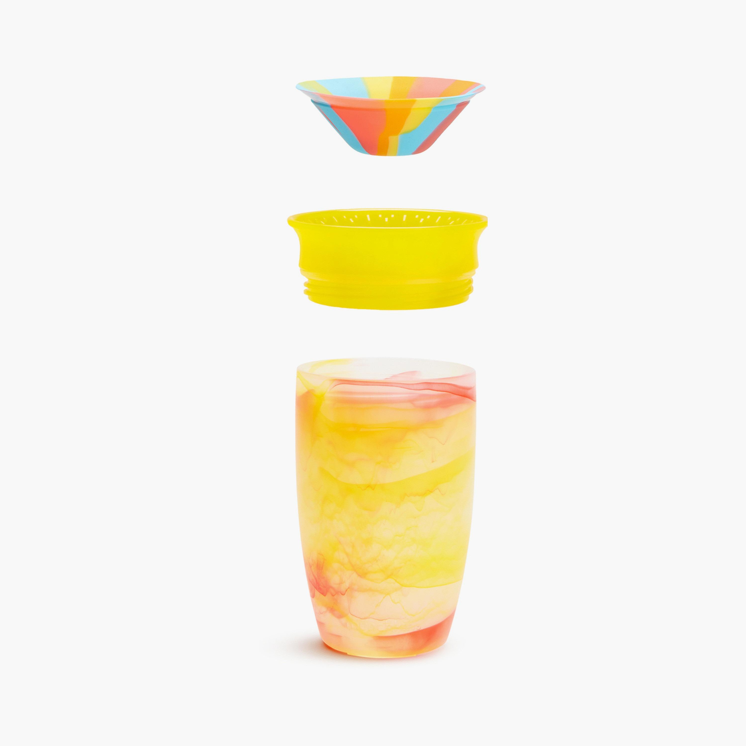 Munchkin Miracle 360° Tropical Swirl Sippy Cup - 10 oz - Radical Rainbow-baby-feeding-mealtimeessentials-image-3
