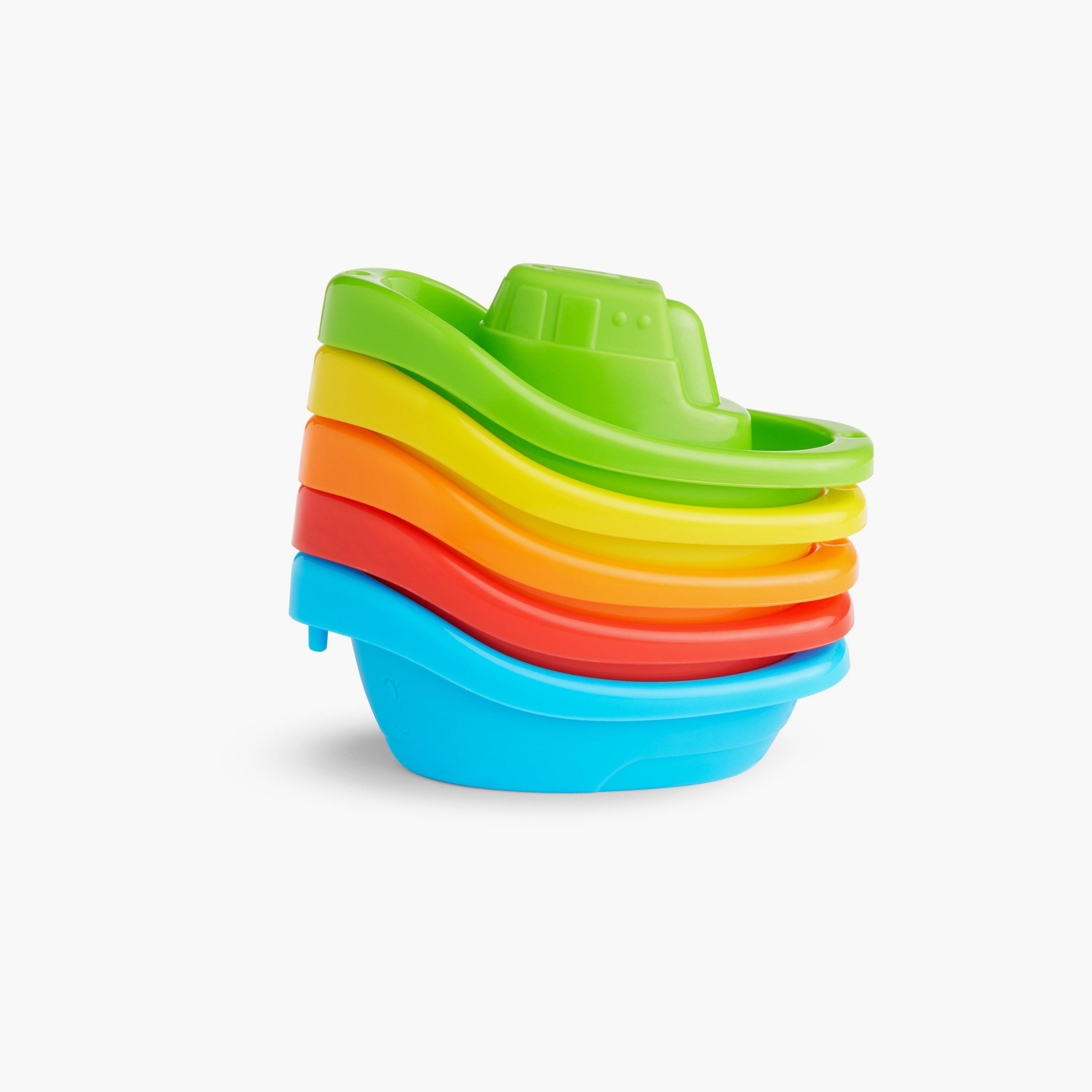 Munchkin 5-Piece Fleet of 5 Boats Bath Toys Set-toys-babyandtoddlertoys-bathtoys-image-1