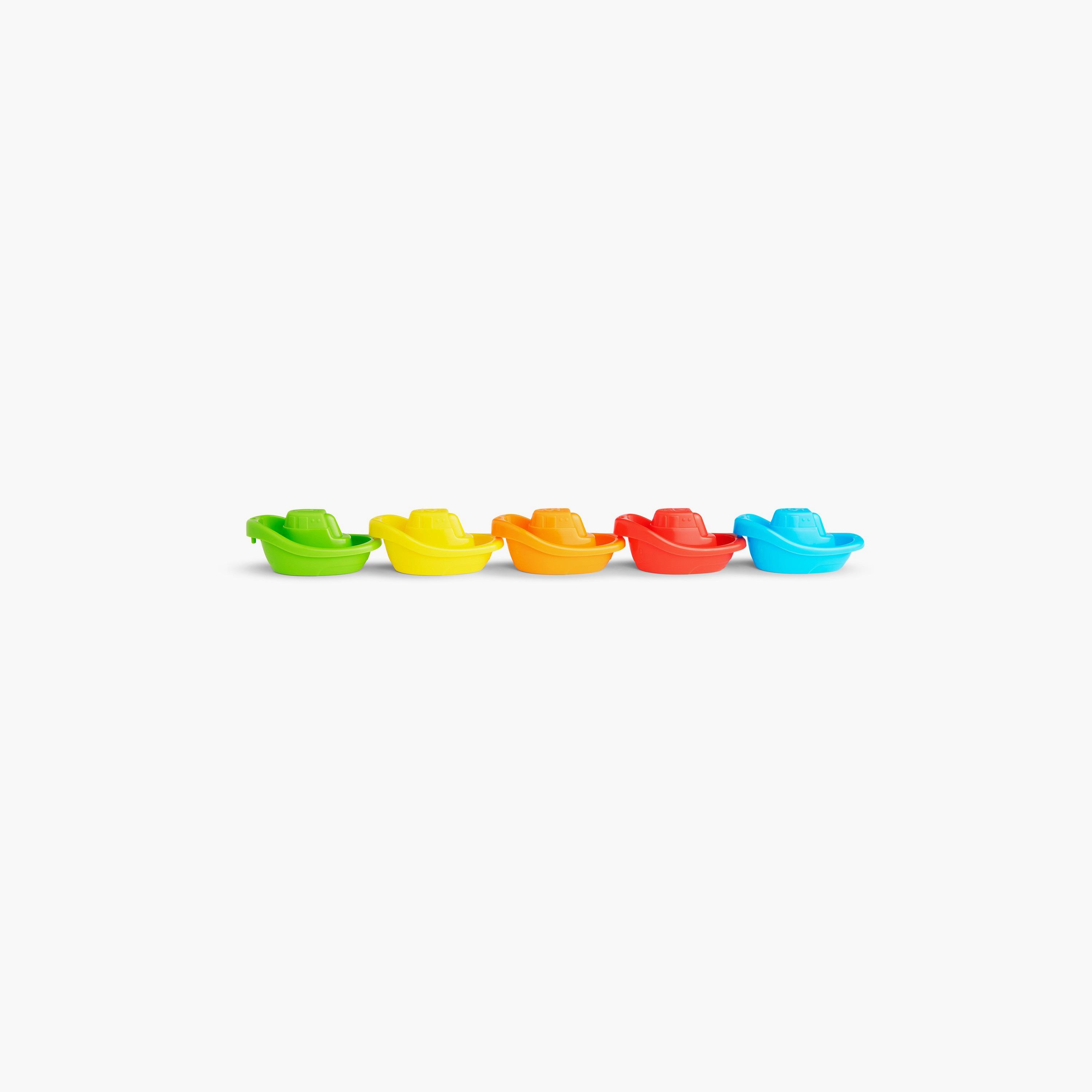 Munchkin 5-Piece Fleet of 5 Boats Bath Toys Set-toys-babyandtoddlertoys-bathtoys-image-3