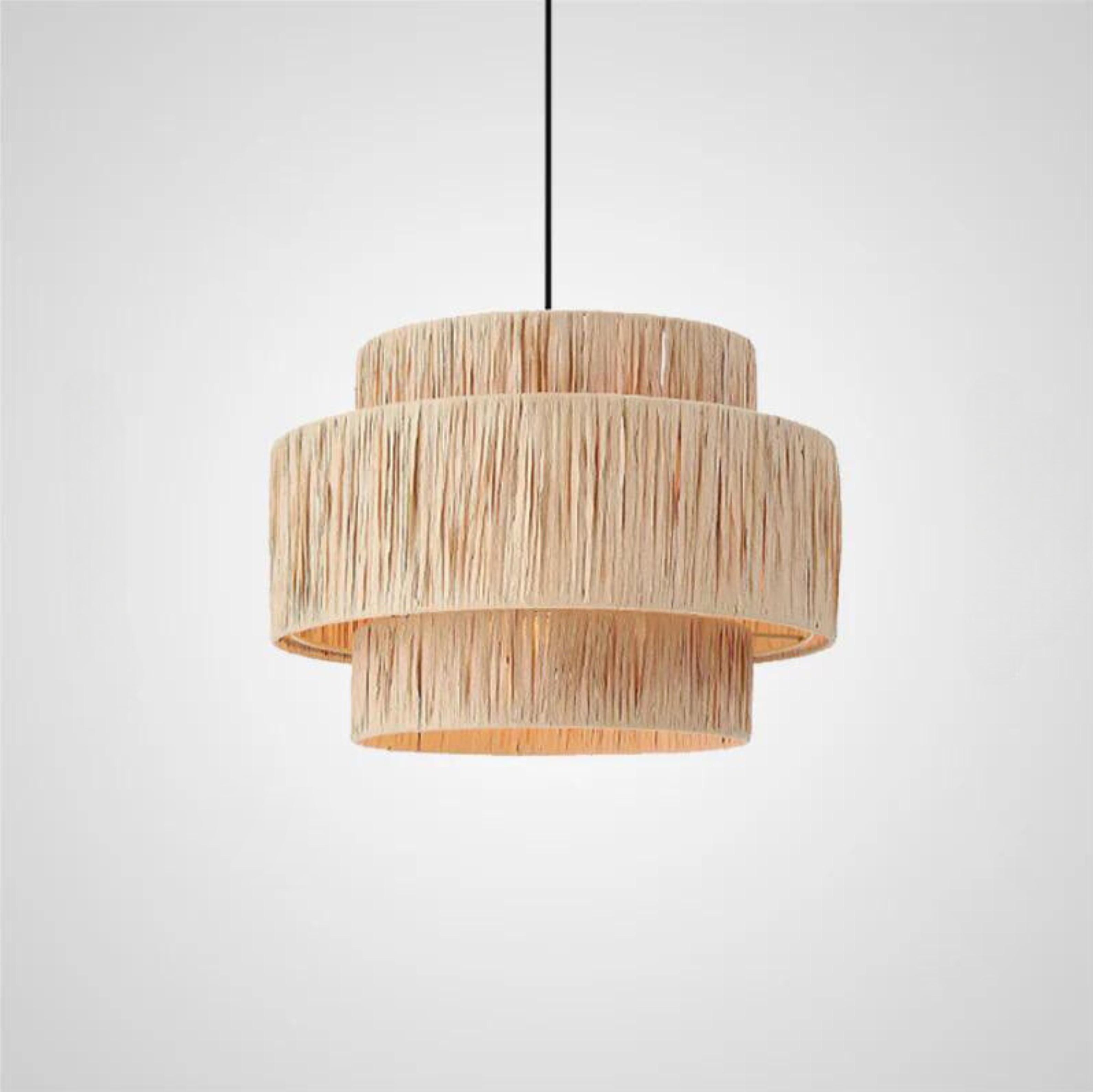 Luna Raffia Lamp Shade - 50 cm