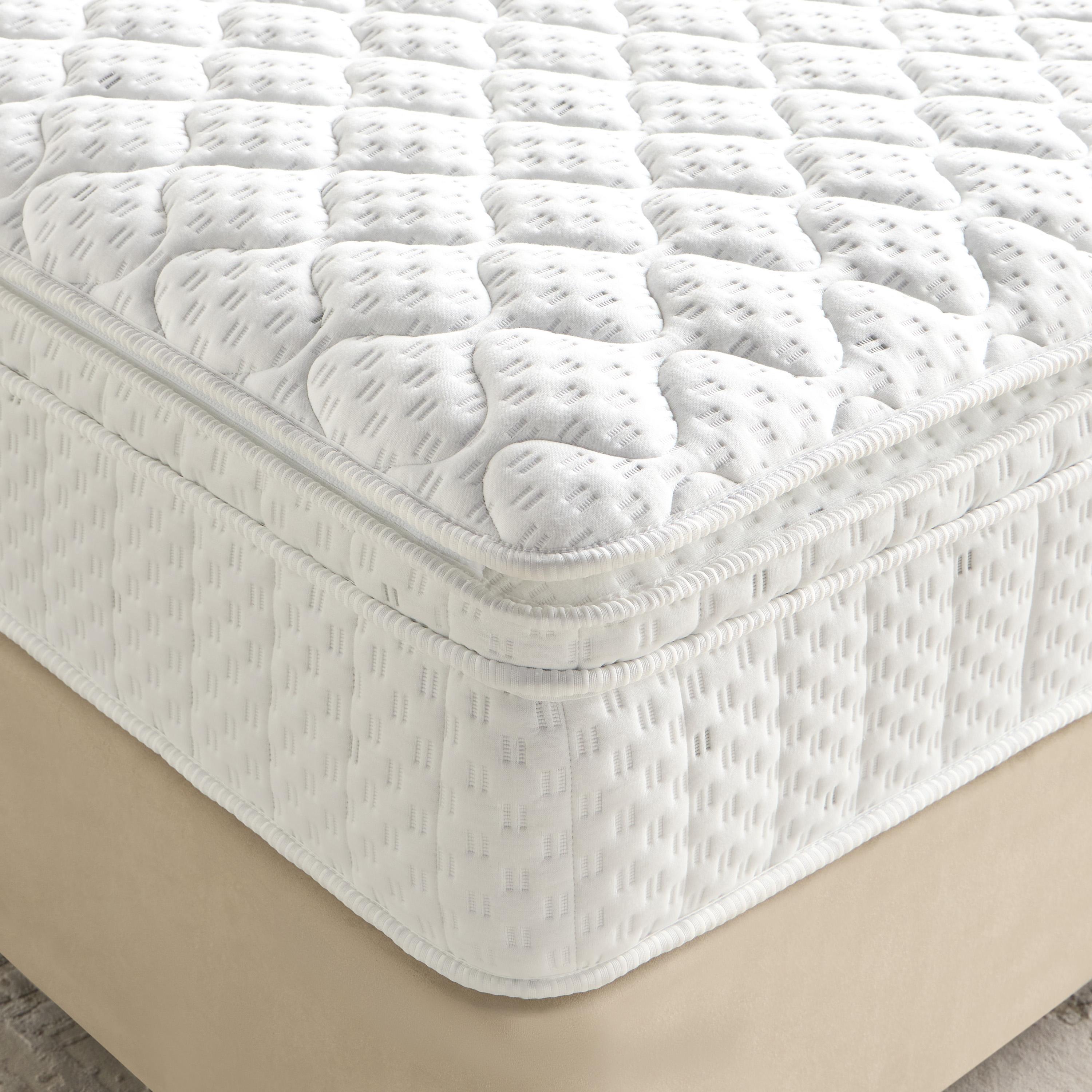 Silentnight Cromwell Deluxe Pillow Top Memory Foam Pocket Spring Single Mattress - 90x200 cm