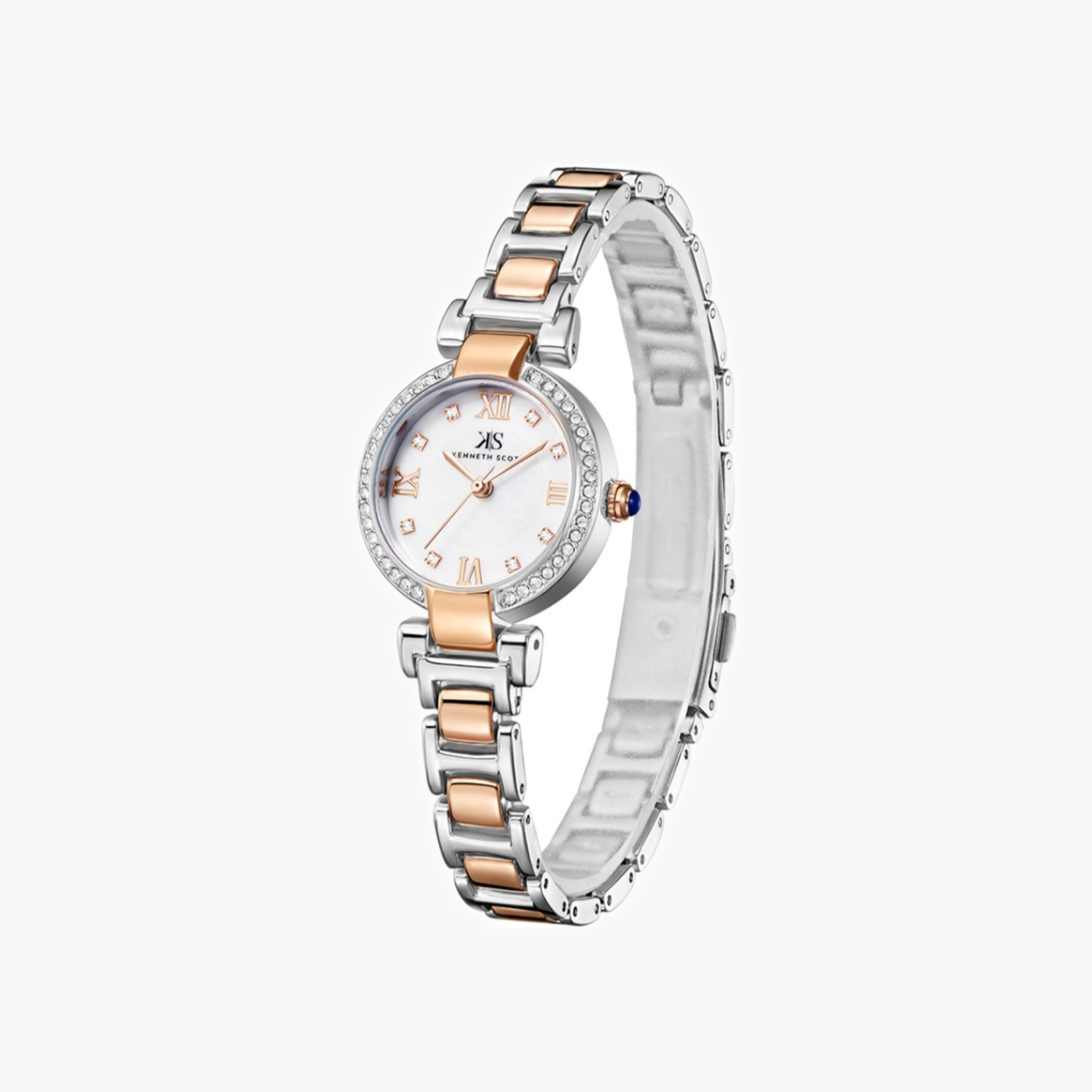 Kenneth Scott Women's Analog White Dial Watch-women-watchesandjewellery-watches-image-3