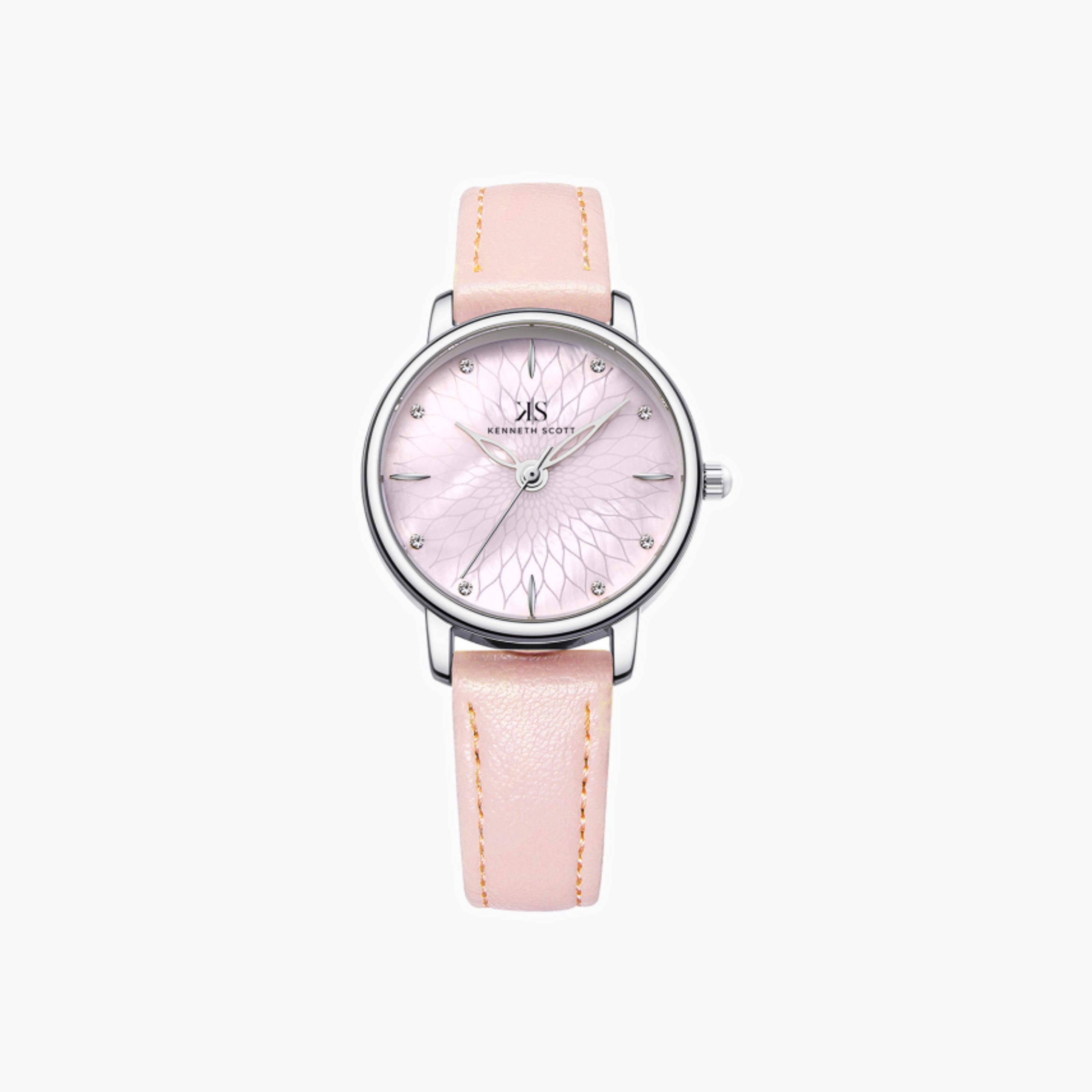 Kenneth Scott Women's Analog Pink Dial Watch-women-watchesandjewellery-watches-image-3