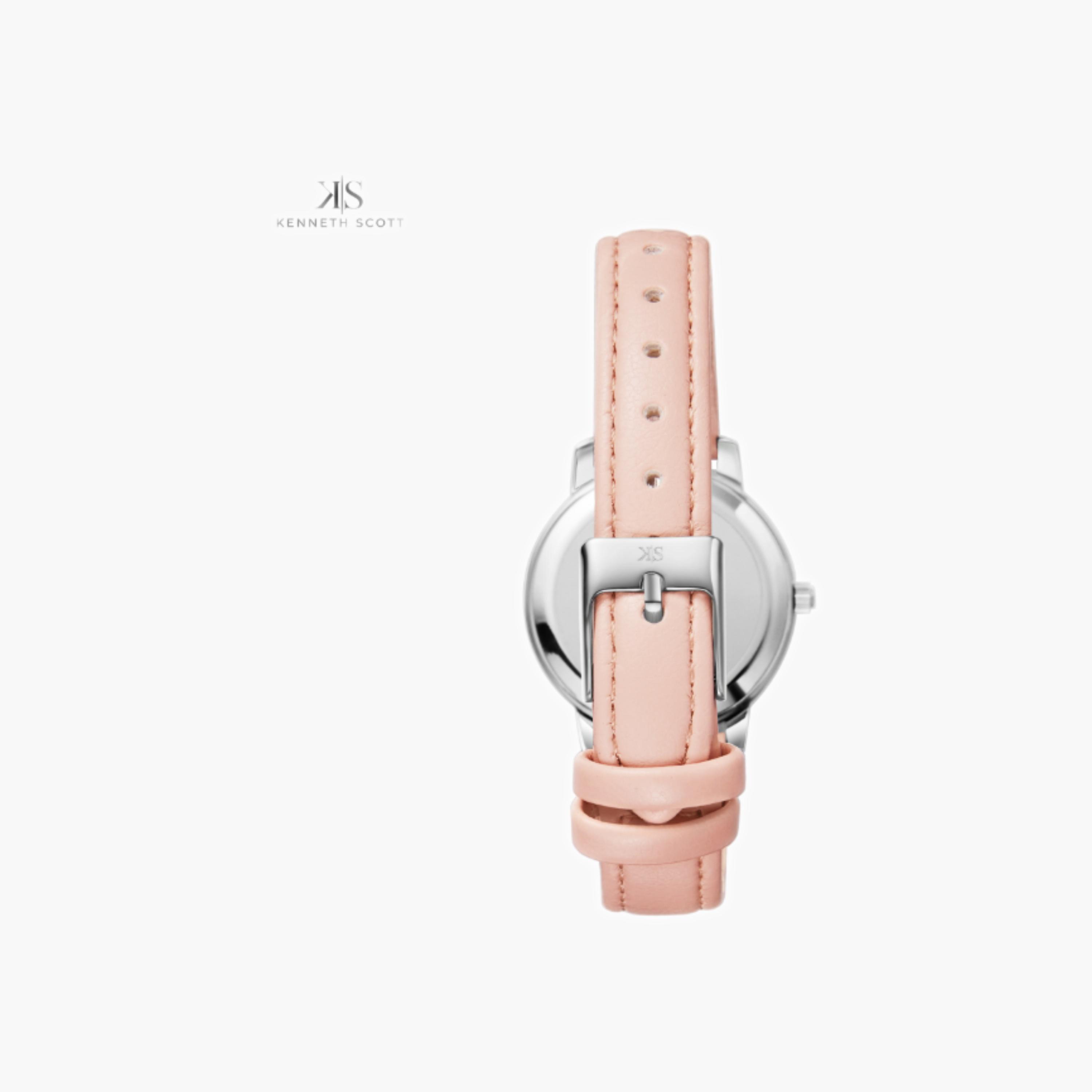 Kenneth Scott Women's Analog Pink Dial Watch-women-watchesandjewellery-watches-image-4