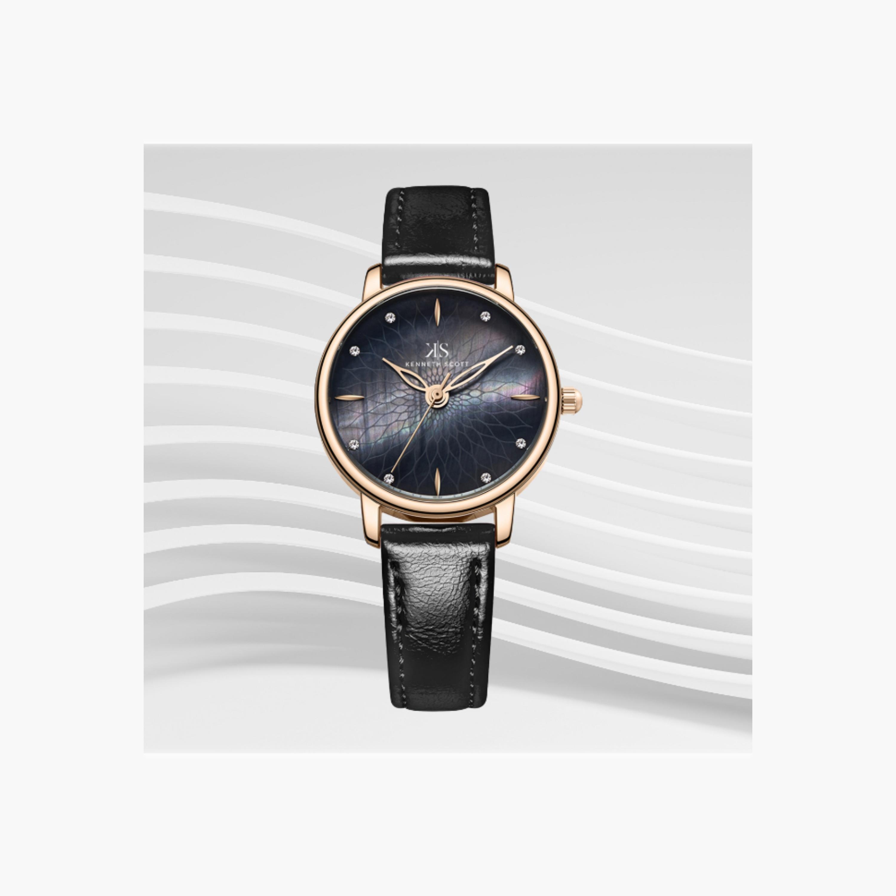 Kenneth Scott Women's Analog Black Dial Watch-women-watchesandjewellery-watches-image-3