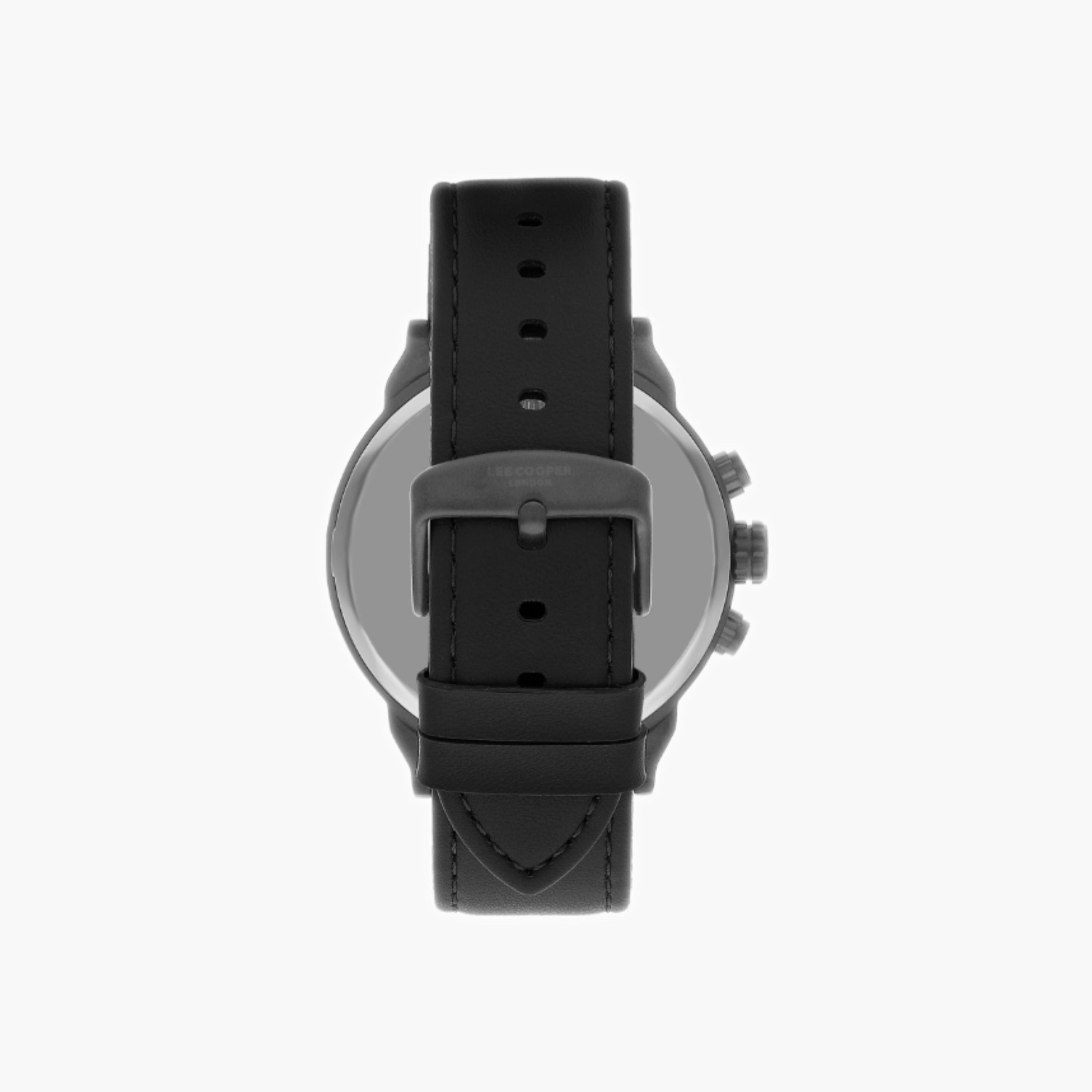 ساعة لي كوبر الرجالية متعددة الوظائف ذات المينا السوداء-men-watchesandjewellery-watches-image-2