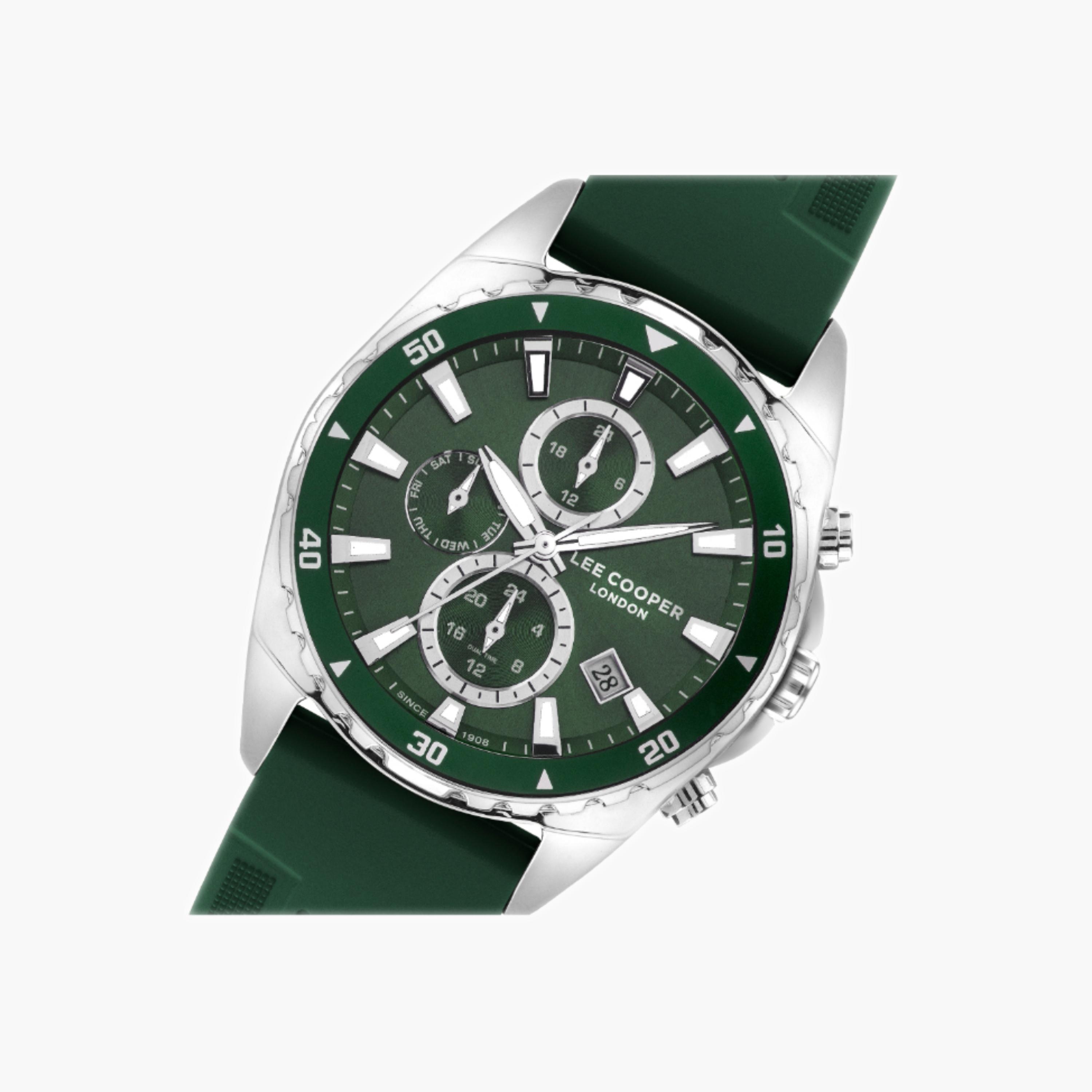 Lee Cooper Men's Multi Function Green Dial Watch-men-watchesandjewellery-watches-image-2