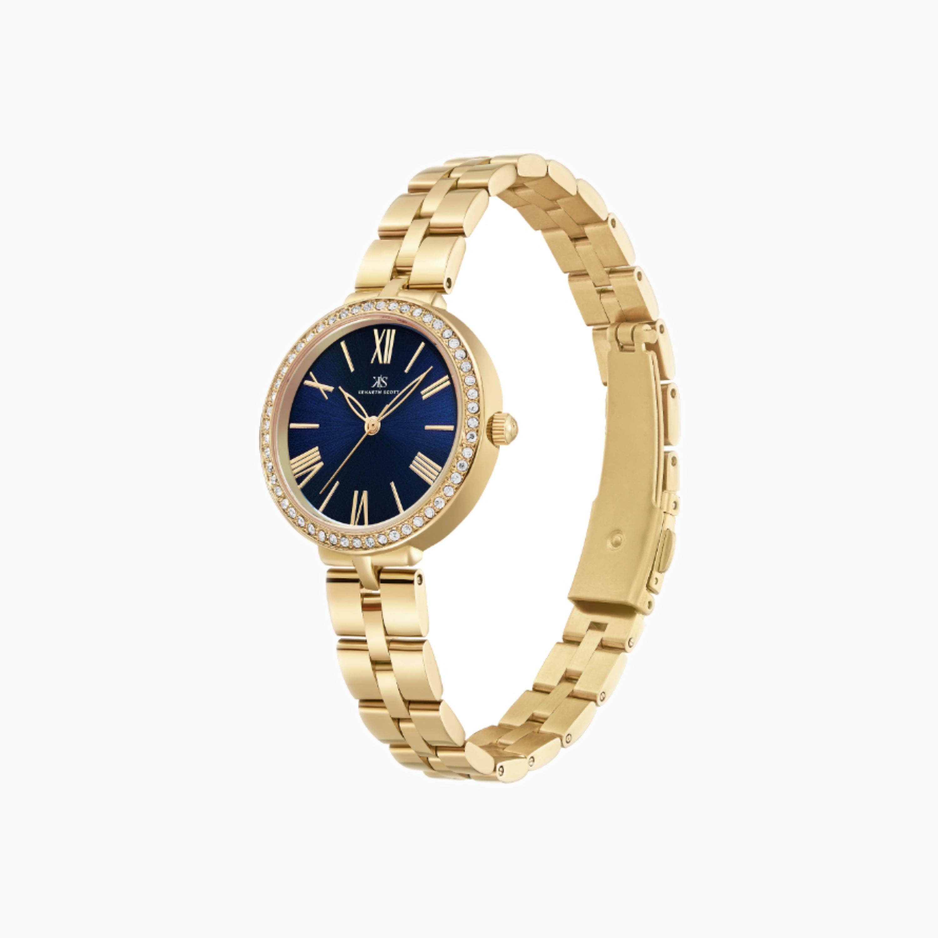 Kenneth Scott Women's Analog Blue Dial Watch-women-watchesandjewellery-watches-image-4