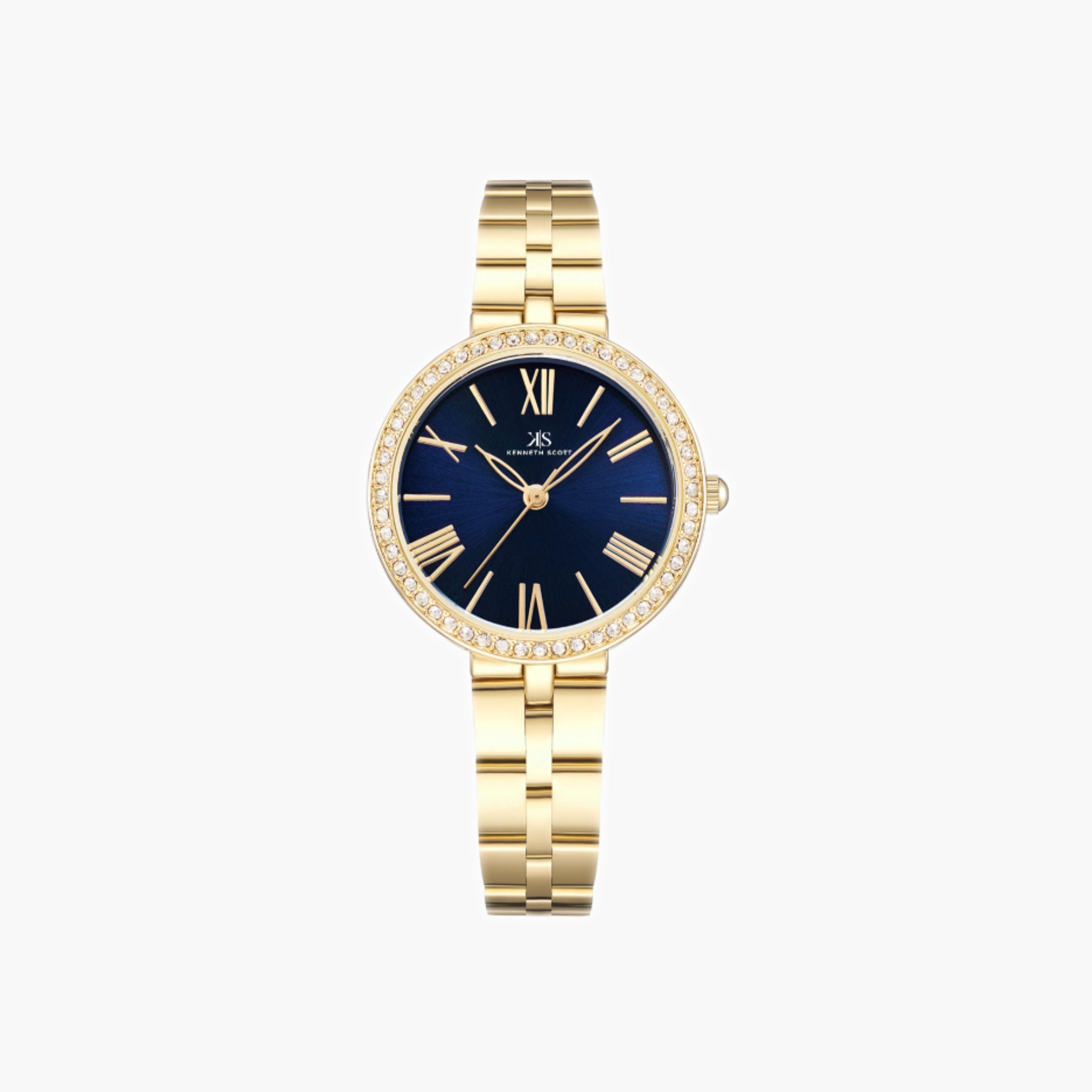 Kenneth Scott Women's Analog Blue Dial Watch-women-watchesandjewellery-watches-image-5