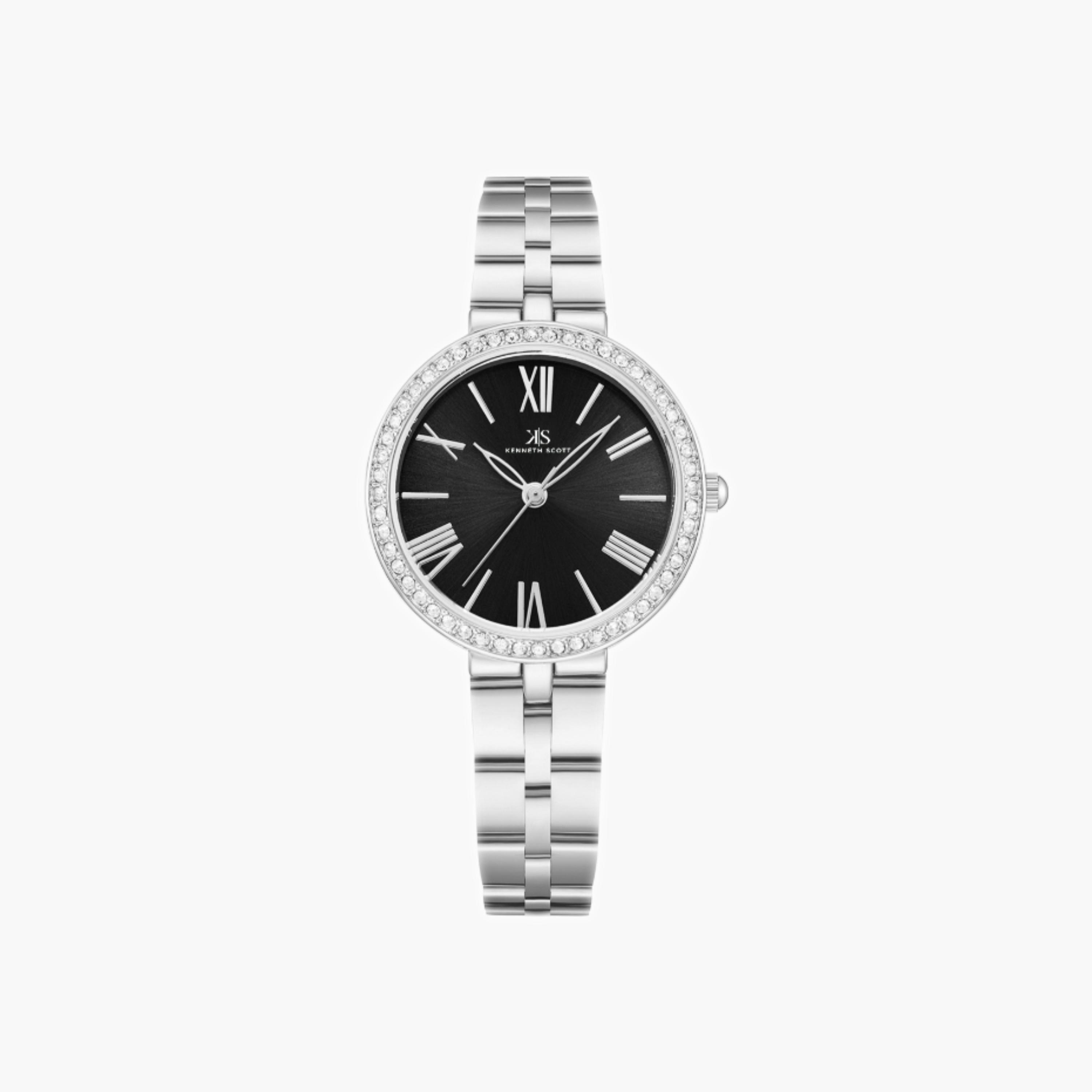 Kenneth Scott Women's Analog Black Dial Watch-women-watchesandjewellery-watches-image-1