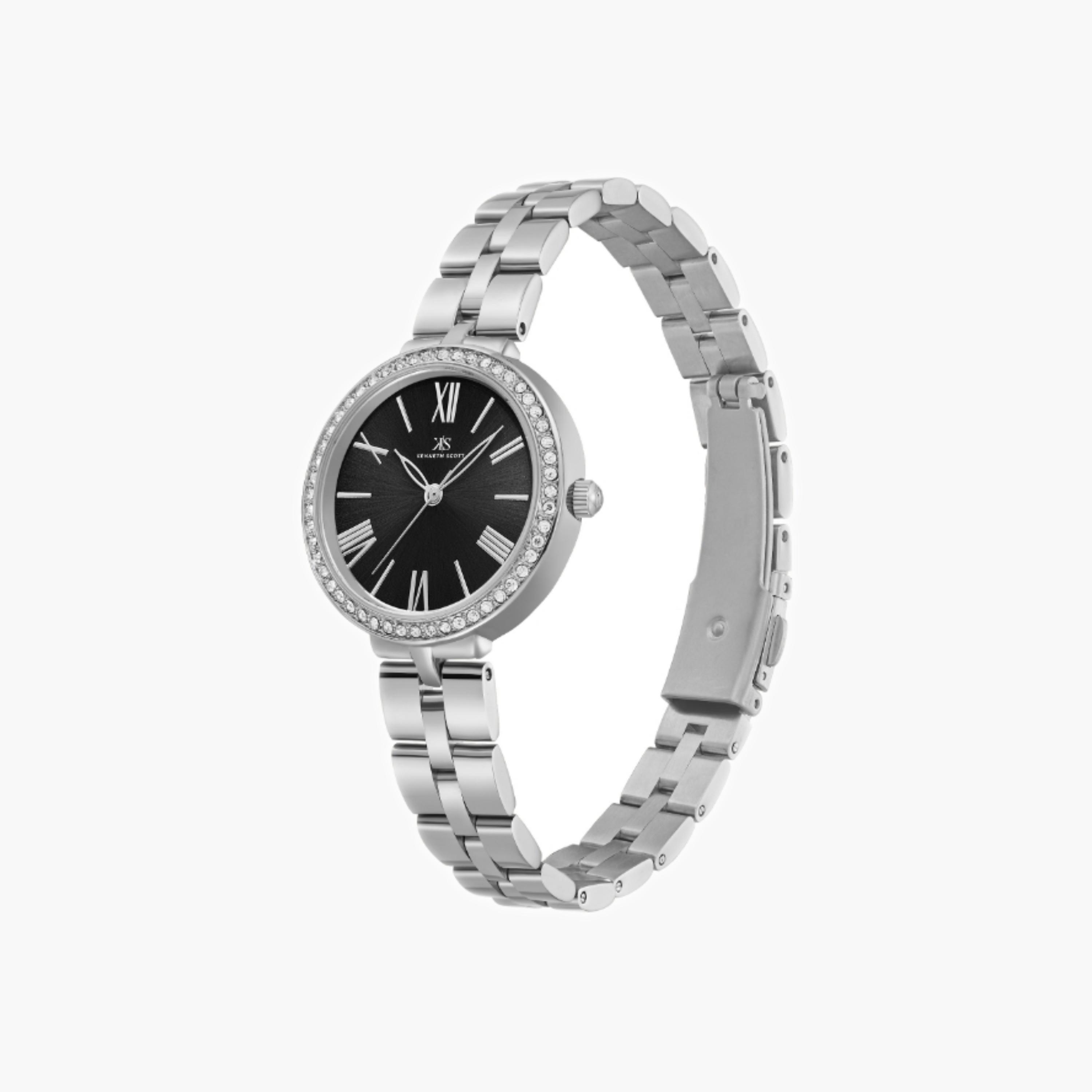 Kenneth Scott Women's Analog Black Dial Watch-women-watchesandjewellery-watches-image-3