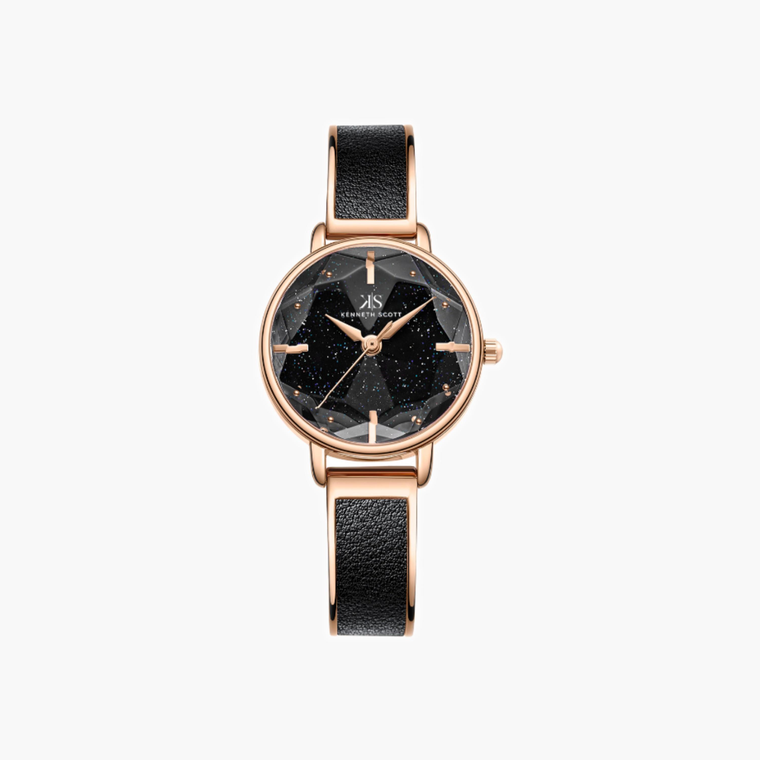 Kenneth Scott Women's Analog Black Dial Watch-women-watchesandjewellery-watches-image-1