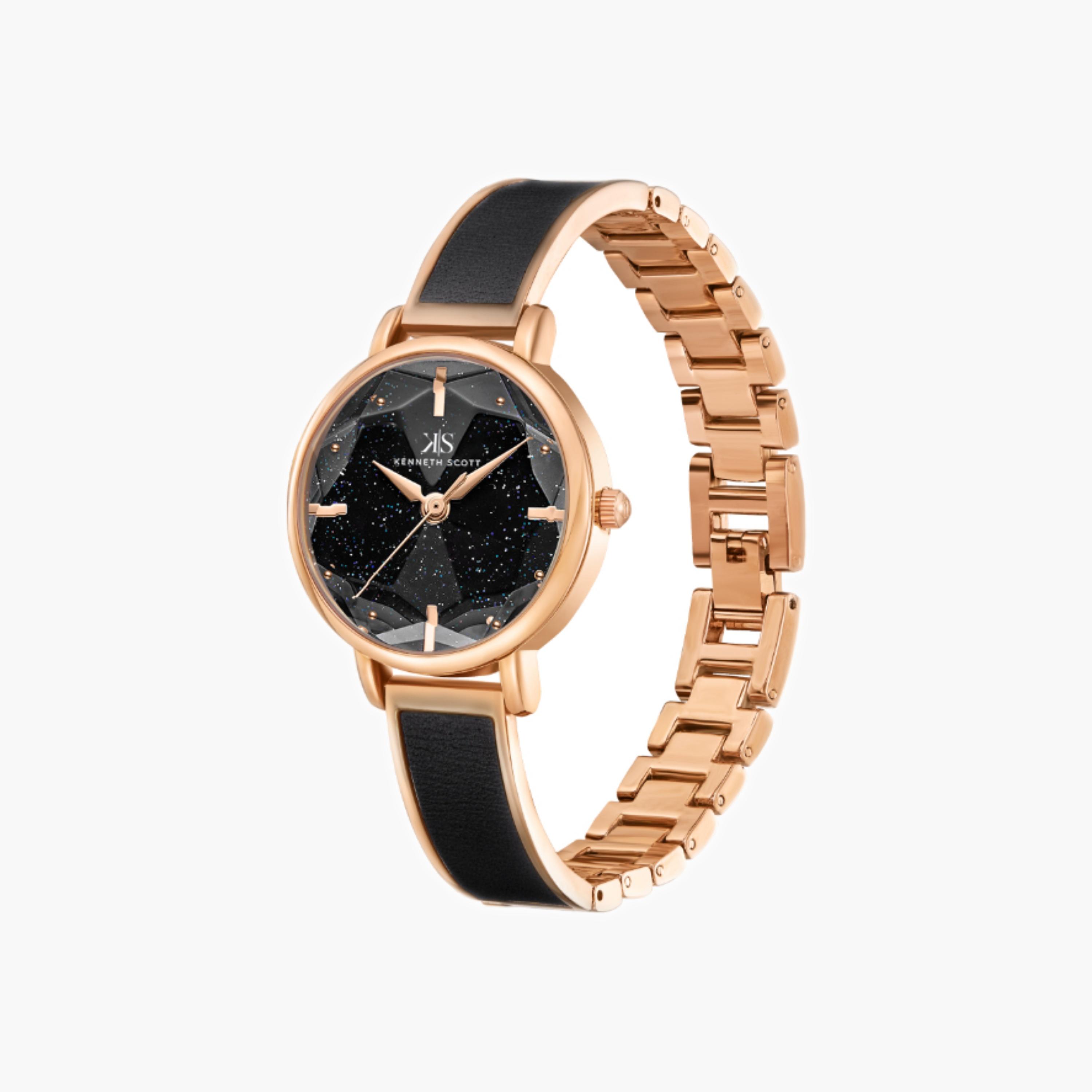 Kenneth Scott Women's Analog Black Dial Watch-women-watchesandjewellery-watches-image-3
