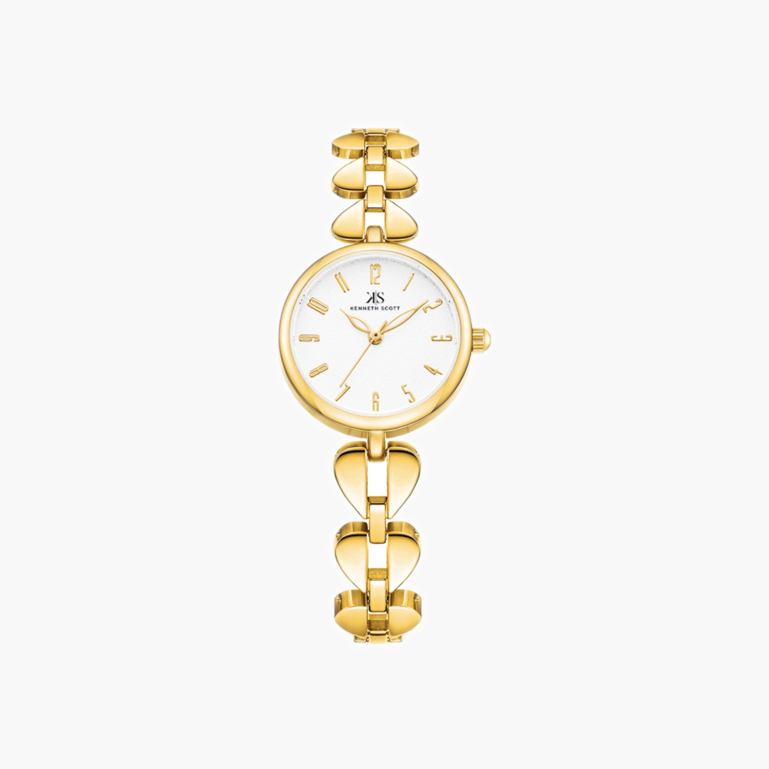 Kenneth Scott Women's Analog White Dial Watch-women-watchesandjewellery-watches-image-1