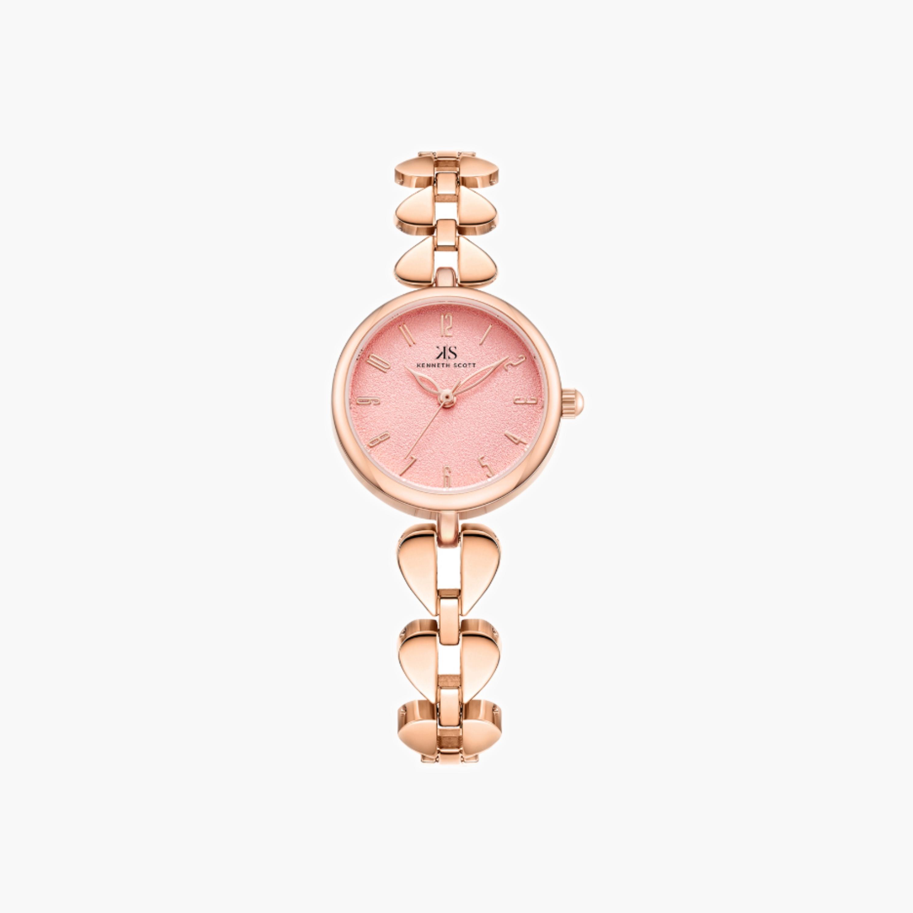 Kenneth Scott Women's Analog Pink Dial Watch-women-watchesandjewellery-watches-image-3
