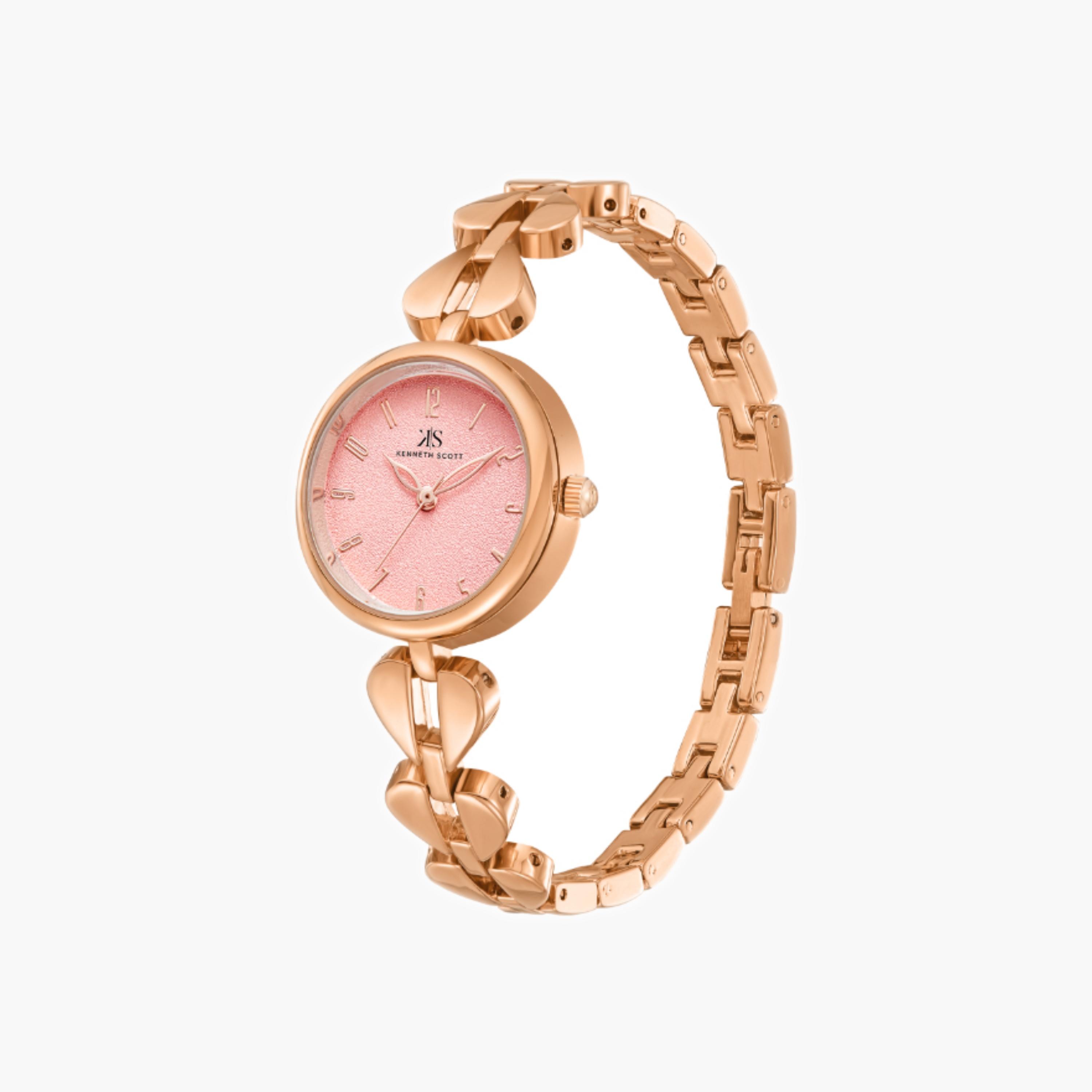 Kenneth Scott Women's Analog Pink Dial Watch-women-watchesandjewellery-watches-image-4