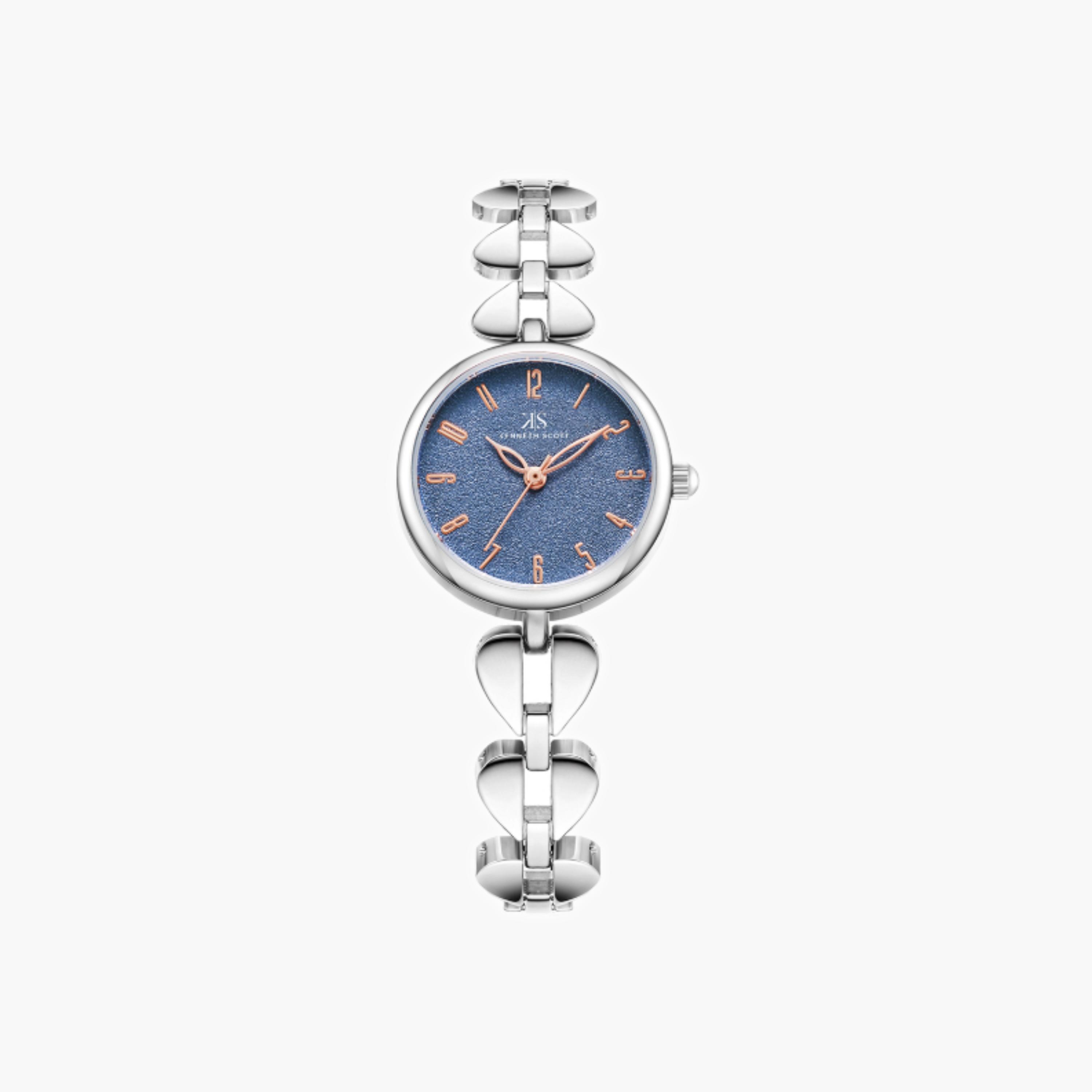Kenneth Scott Women's Analog Blue Dial Watch-women-watchesandjewellery-watches-image-1