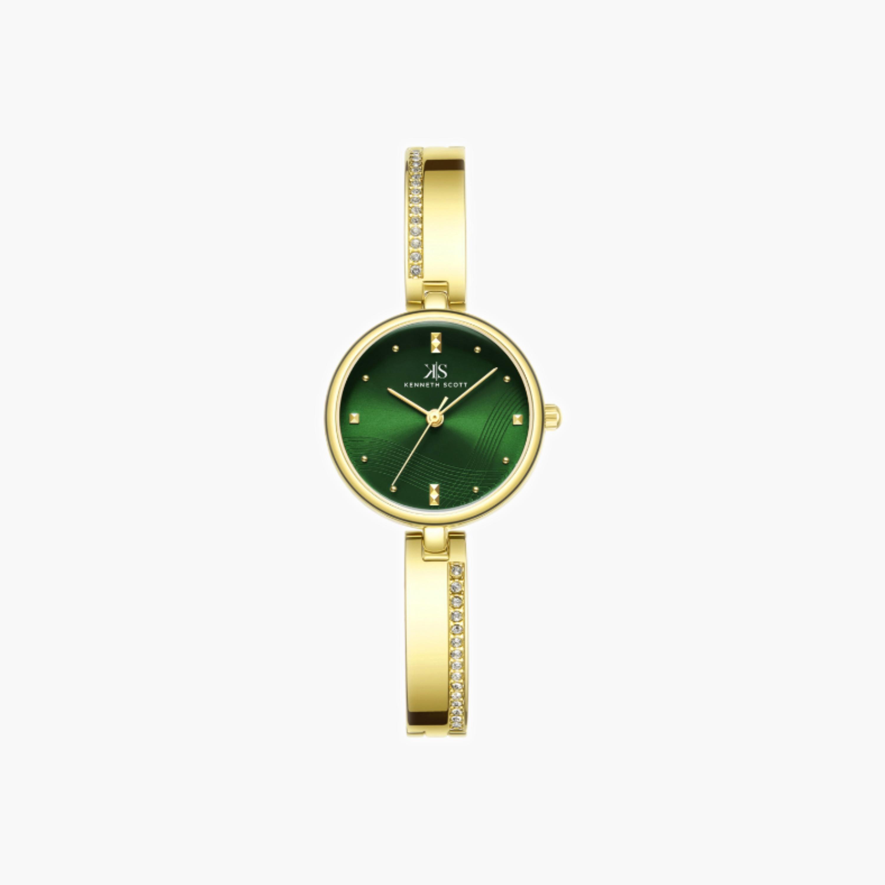 Kenneth Scott Women's Analog Green Dial Watch-women-watchesandjewellery-watches-image-1