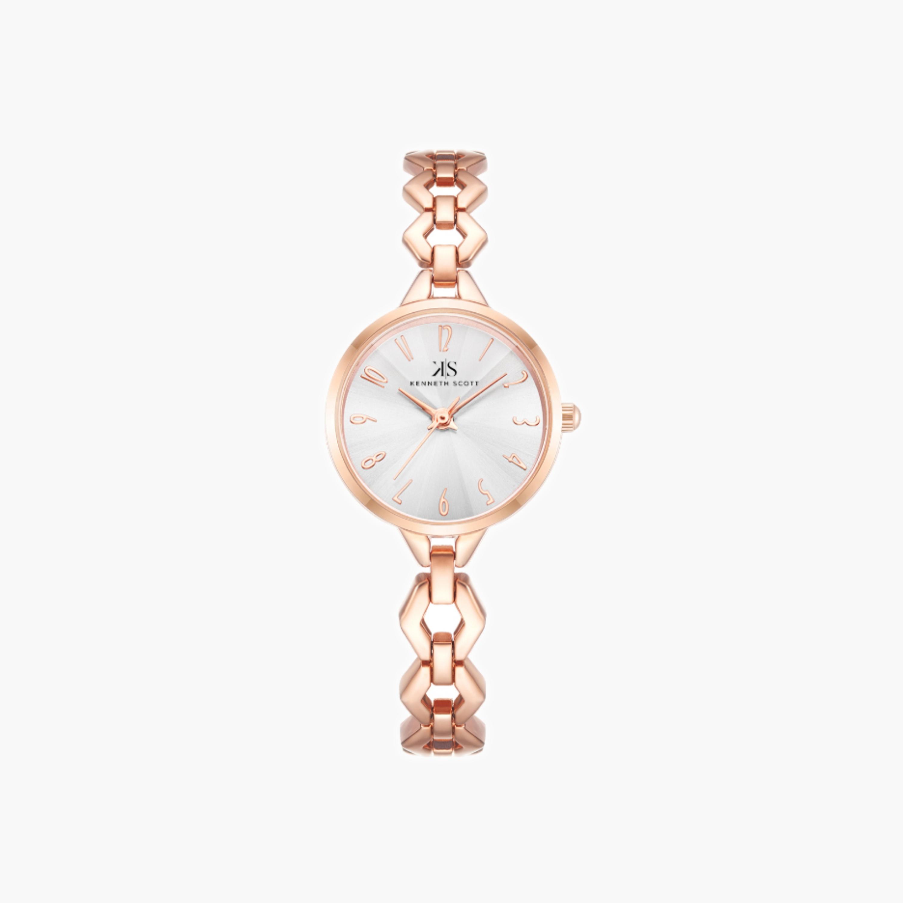 Kenneth Scott Women's Analog Silver Dial Watch-women-watchesandjewellery-watches-image-1