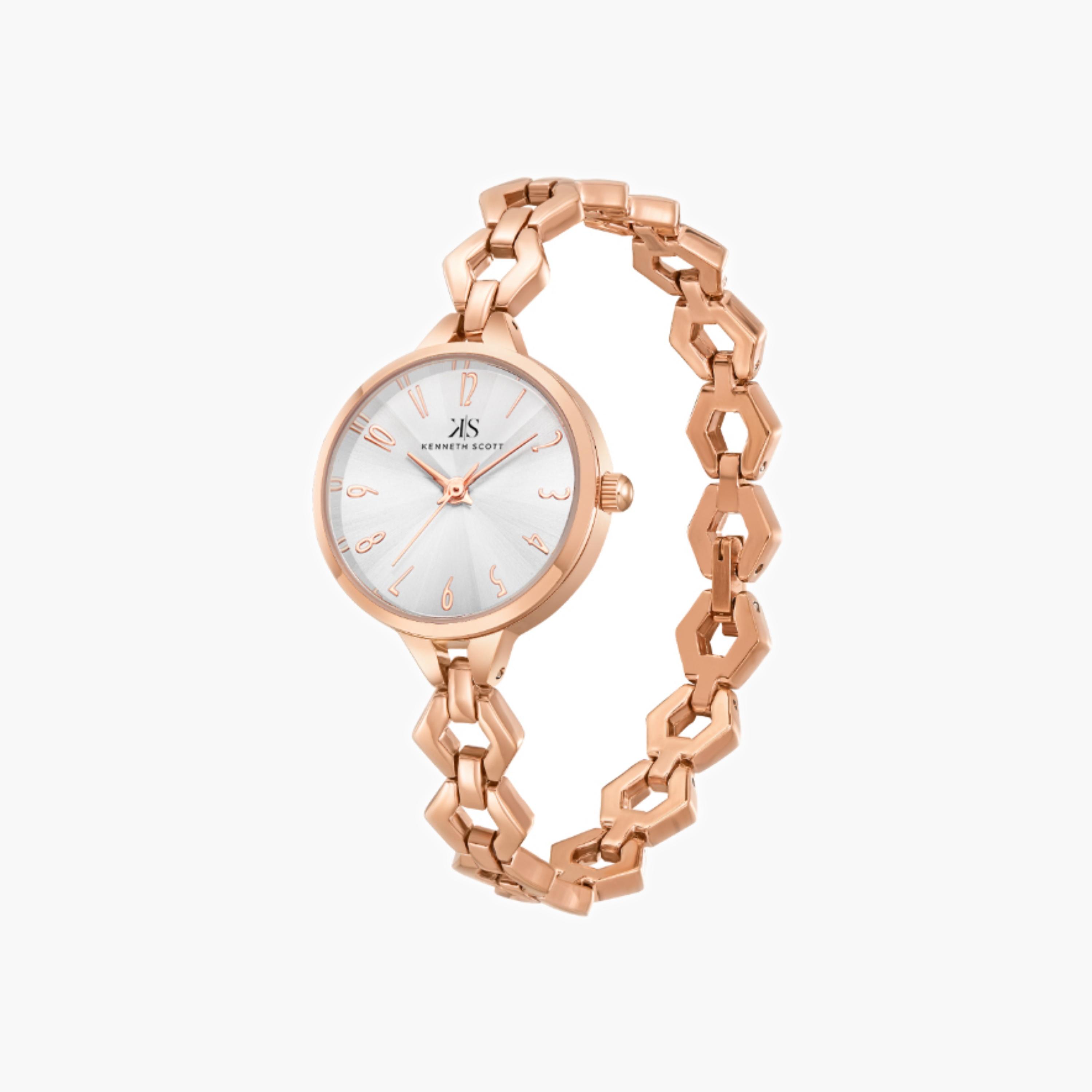Kenneth Scott Women's Analog Silver Dial Watch-women-watchesandjewellery-watches-image-2