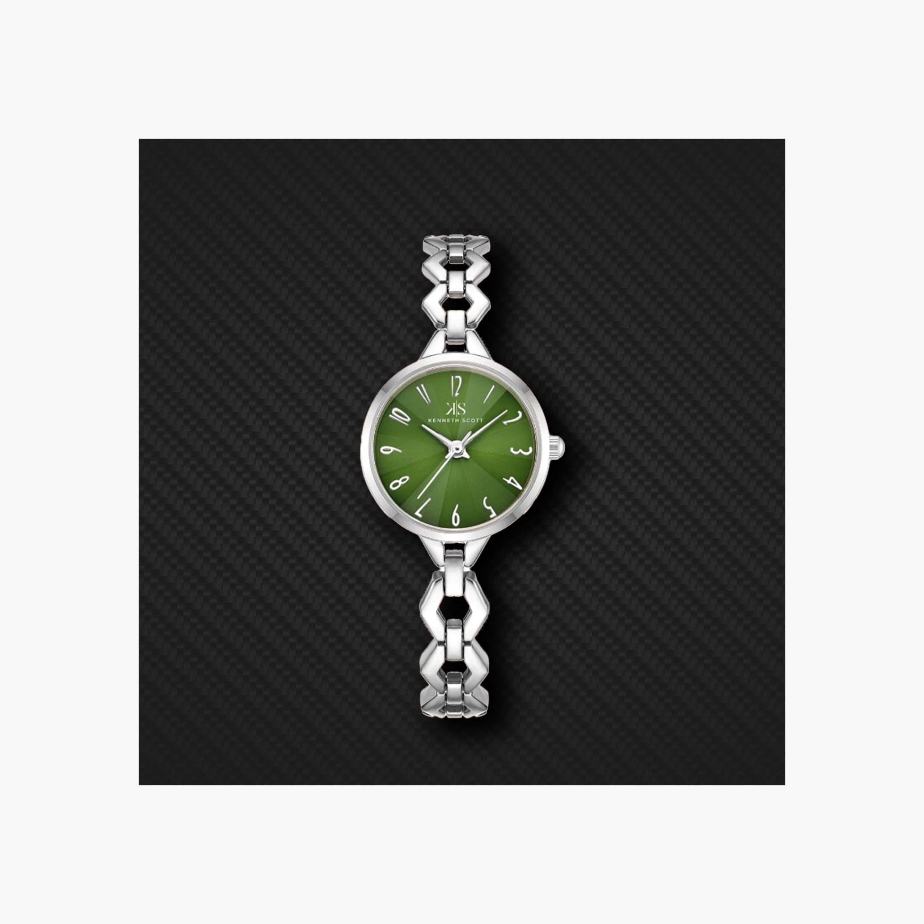 Kenneth Scott Women's Analog Green Dial Watch-women-watchesandjewellery-watches-image-4