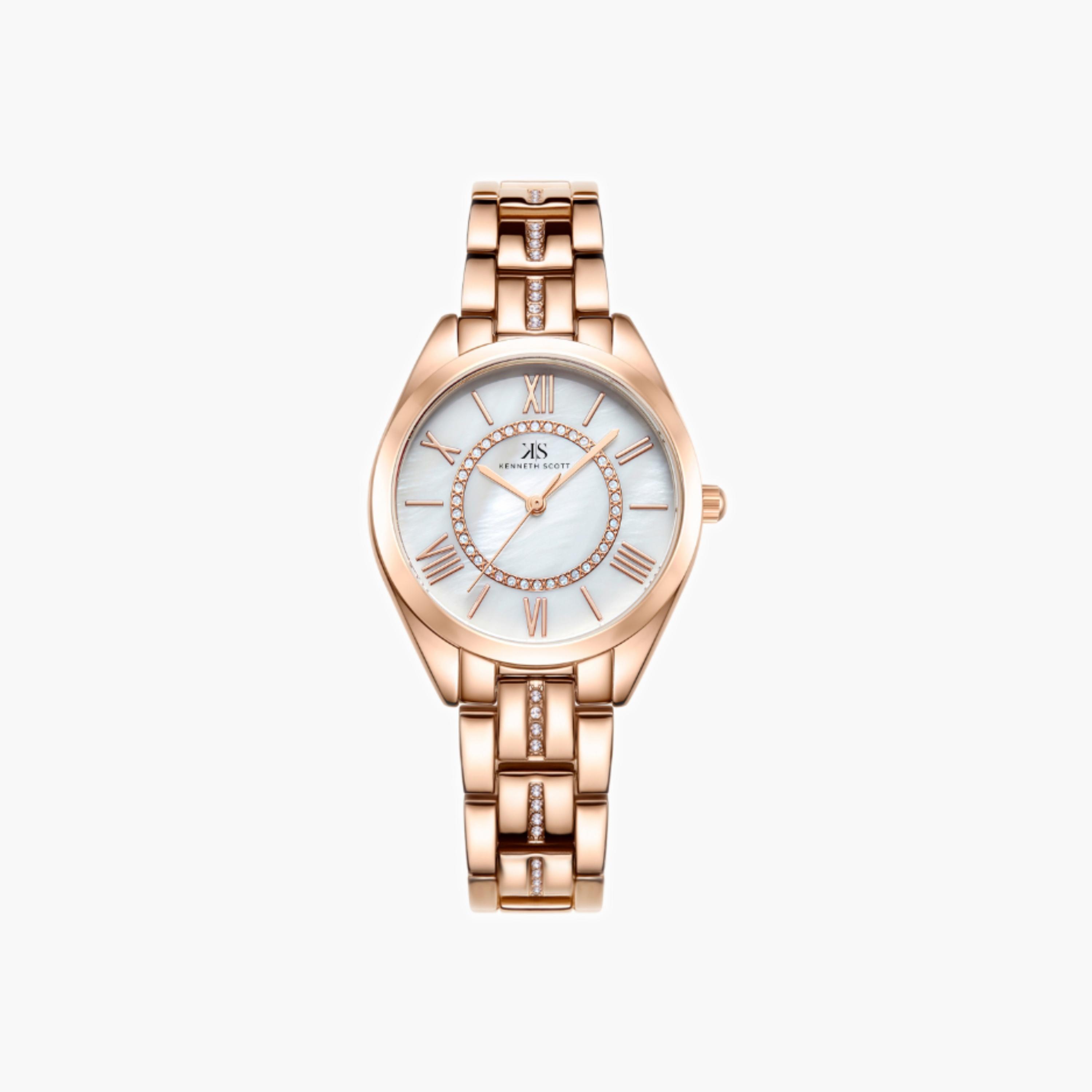 Kenneth Scott Women's Analog White Dial Watch-women-watchesandjewellery-watches-image-3