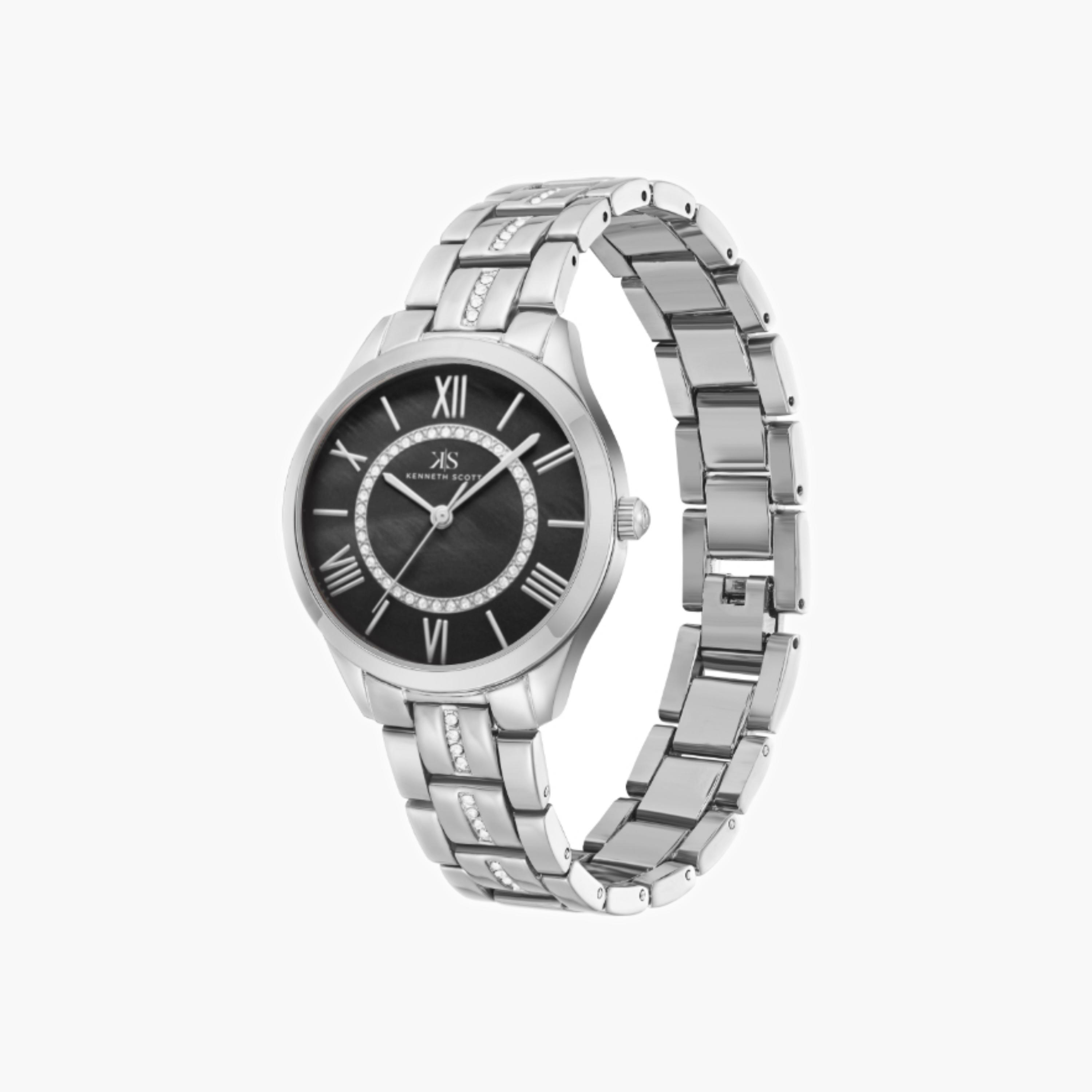 Kenneth Scott Women's Analog Black Dial Watch-women-watchesandjewellery-watches-image-4