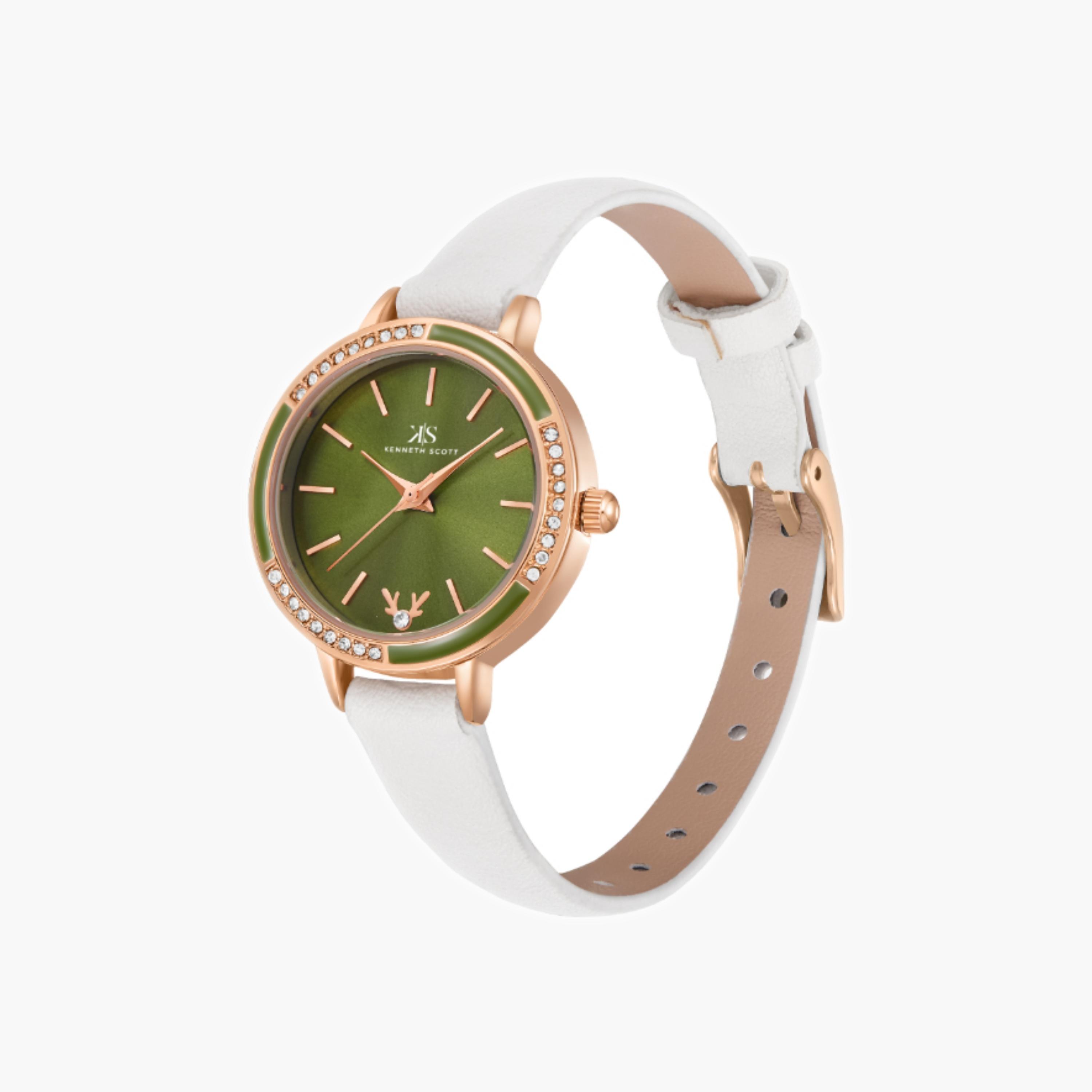 Kenneth Scott Women's Analog Green Dial Watch-women-watchesandjewellery-watches-image-5