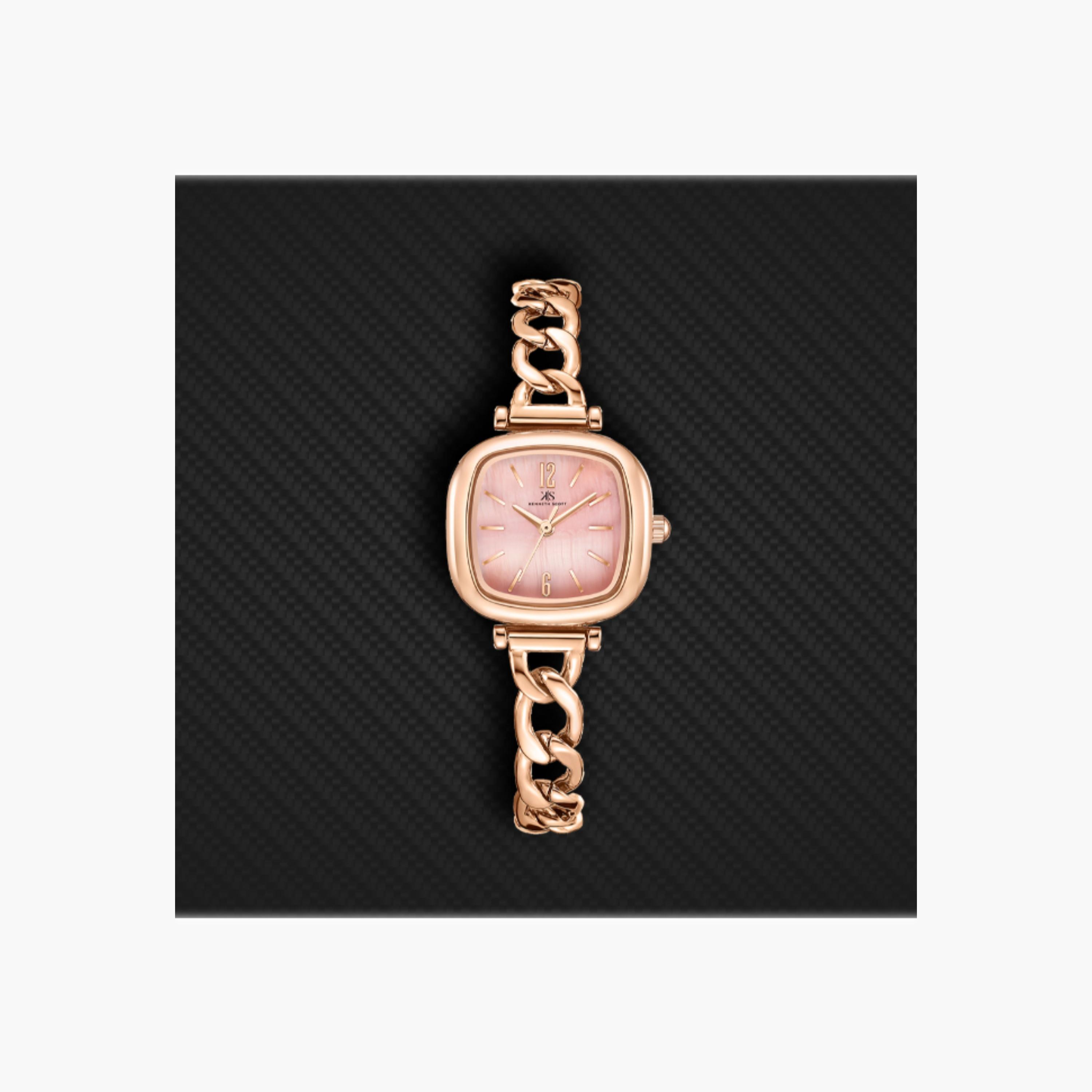 Kenneth Scott Women's Analog Rose Gold Dial Watch-women-watchesandjewellery-watches-image-4