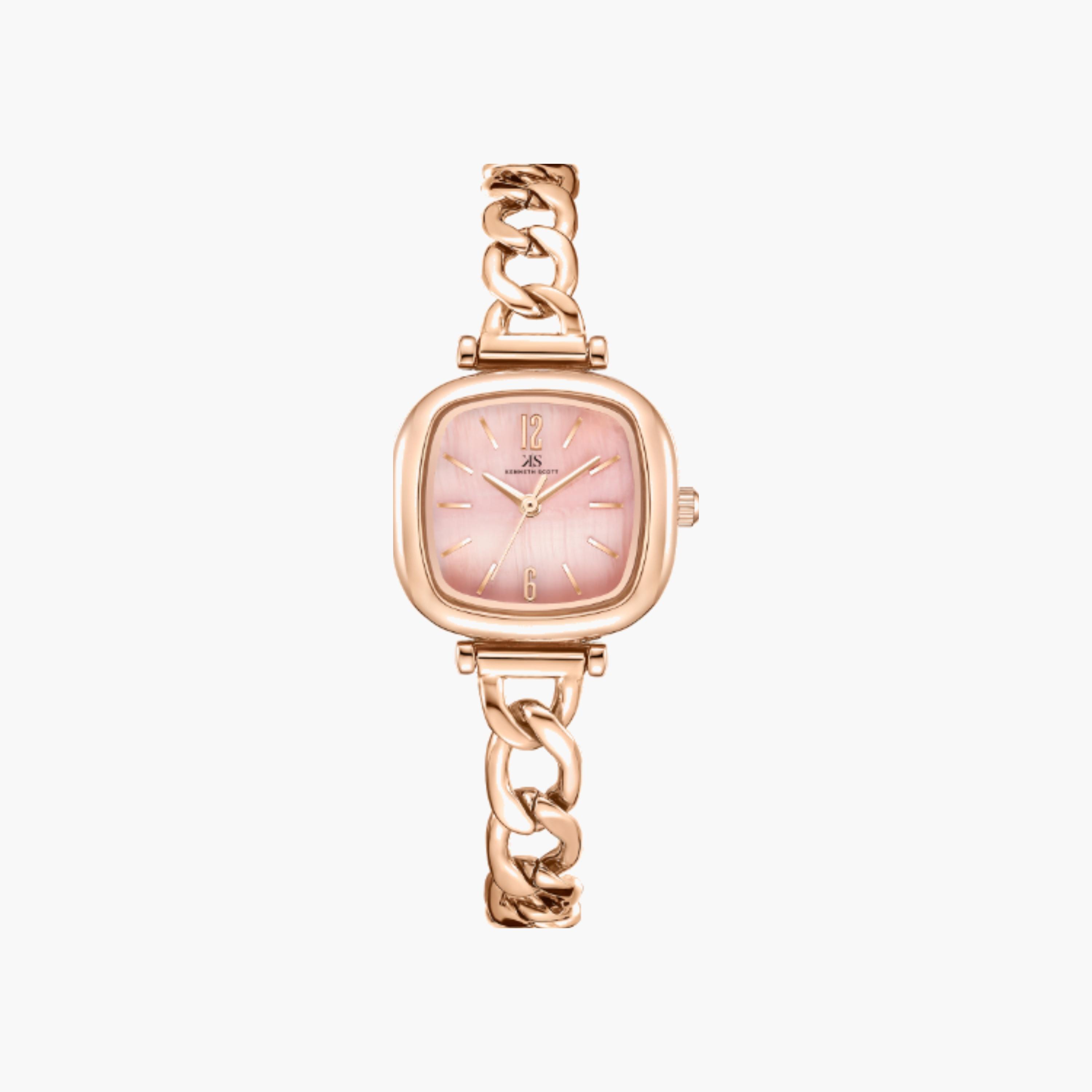 Kenneth Scott Women's Analog Rose Gold Dial Watch-women-watchesandjewellery-watches-image-5