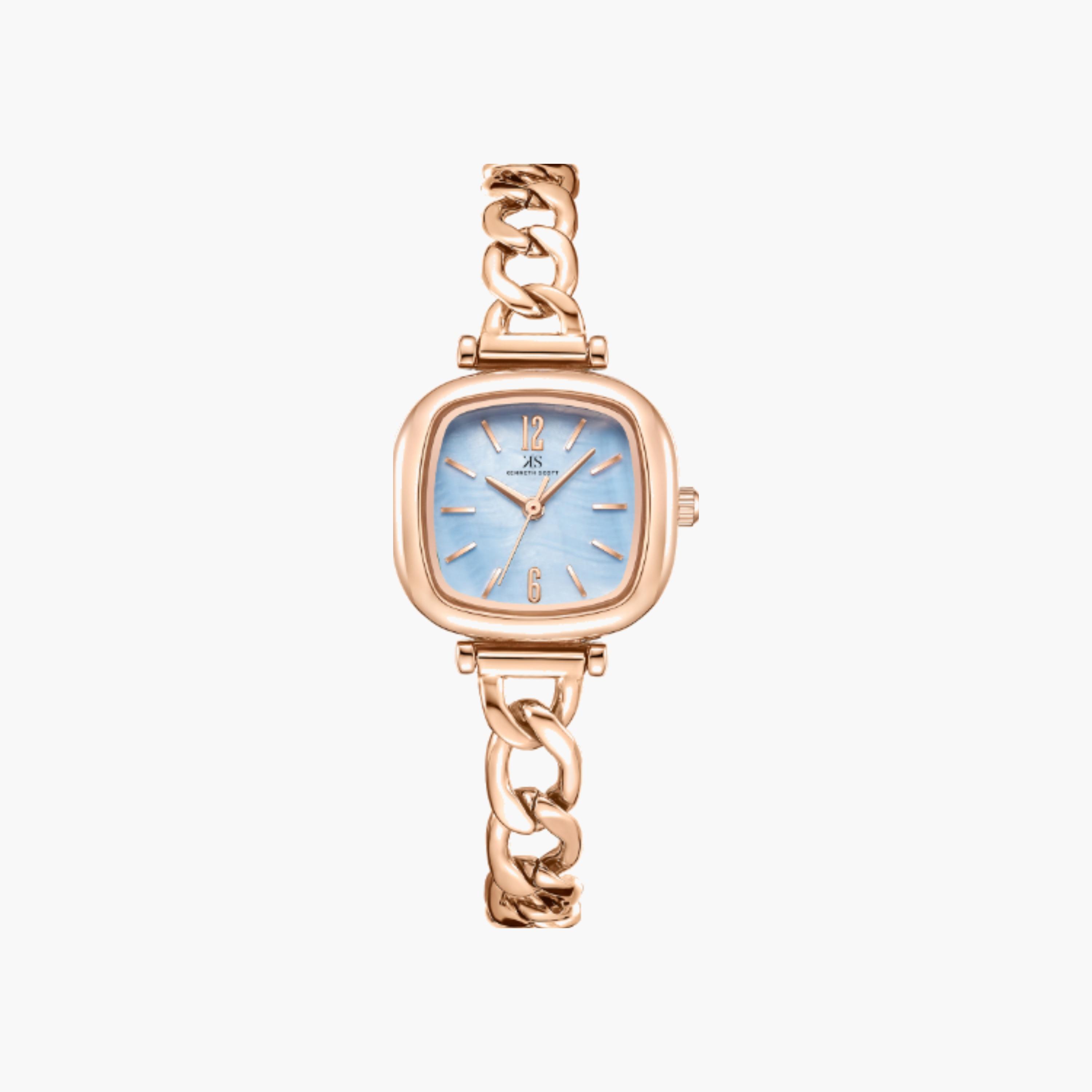 Kenneth Scott Women's Analog Blue Dial Watch-women-watchesandjewellery-watches-image-1