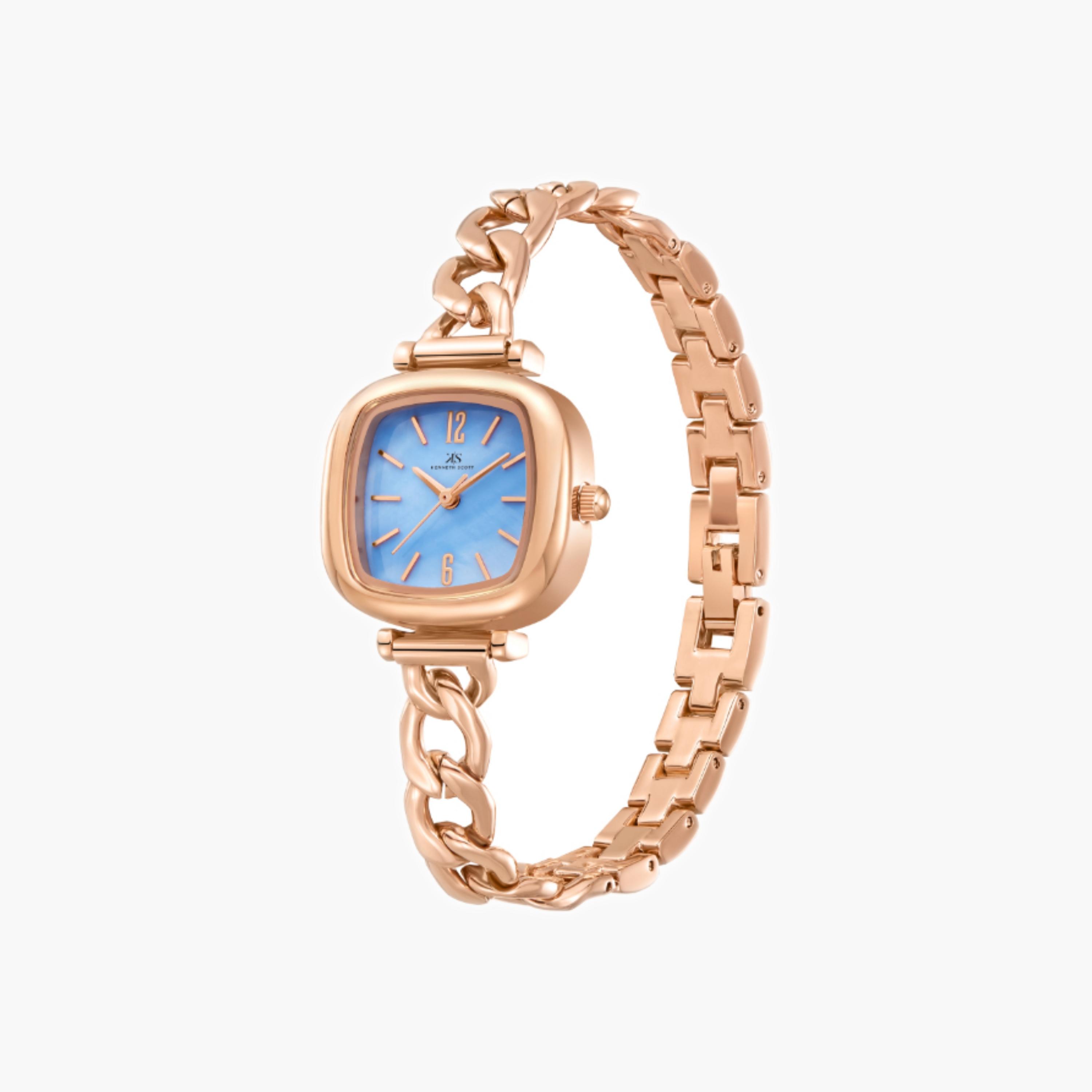 Kenneth Scott Women's Analog Blue Dial Watch-women-watchesandjewellery-watches-image-4