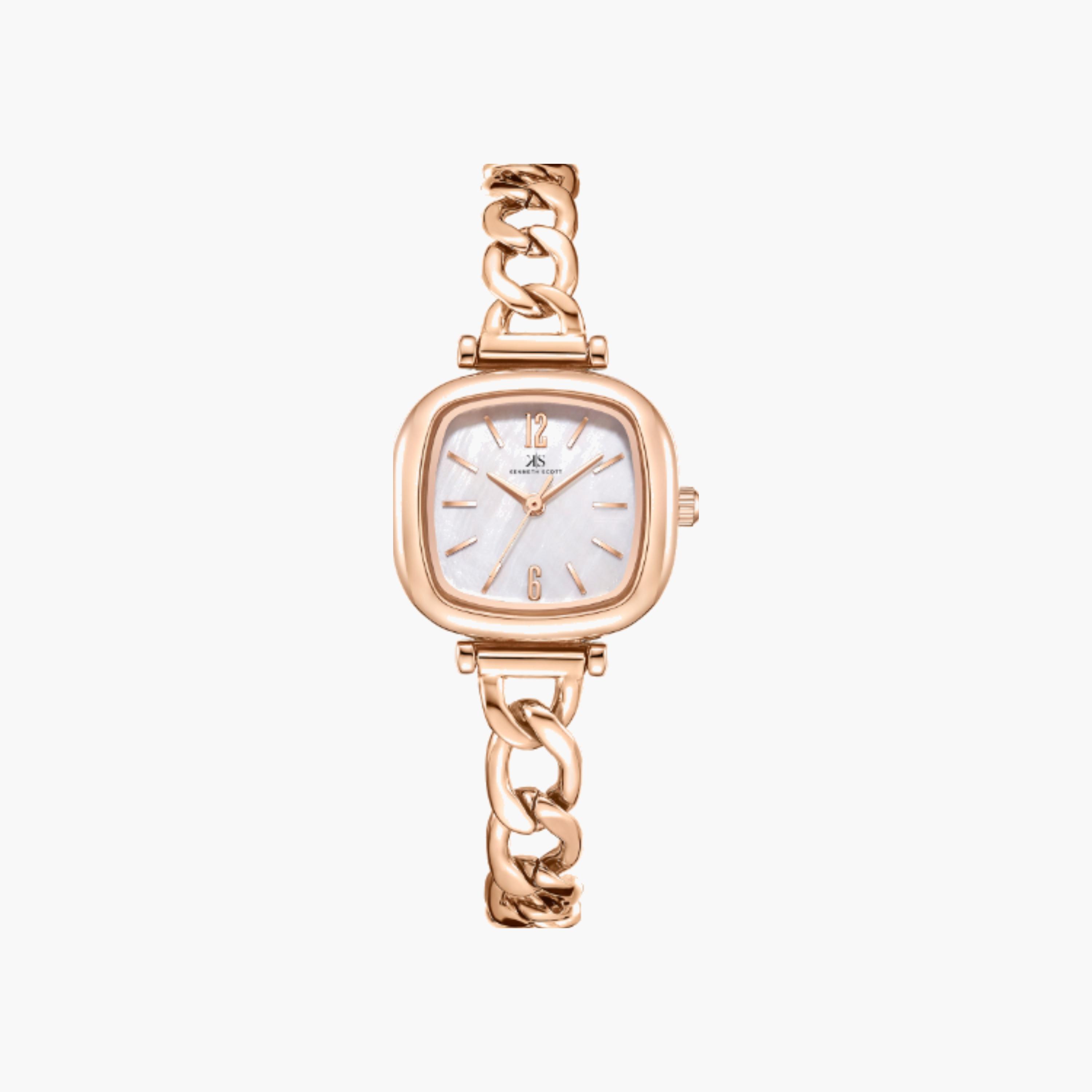 Kenneth Scott Women's Analog White Dial Watch-women-watchesandjewellery-watches-image-1