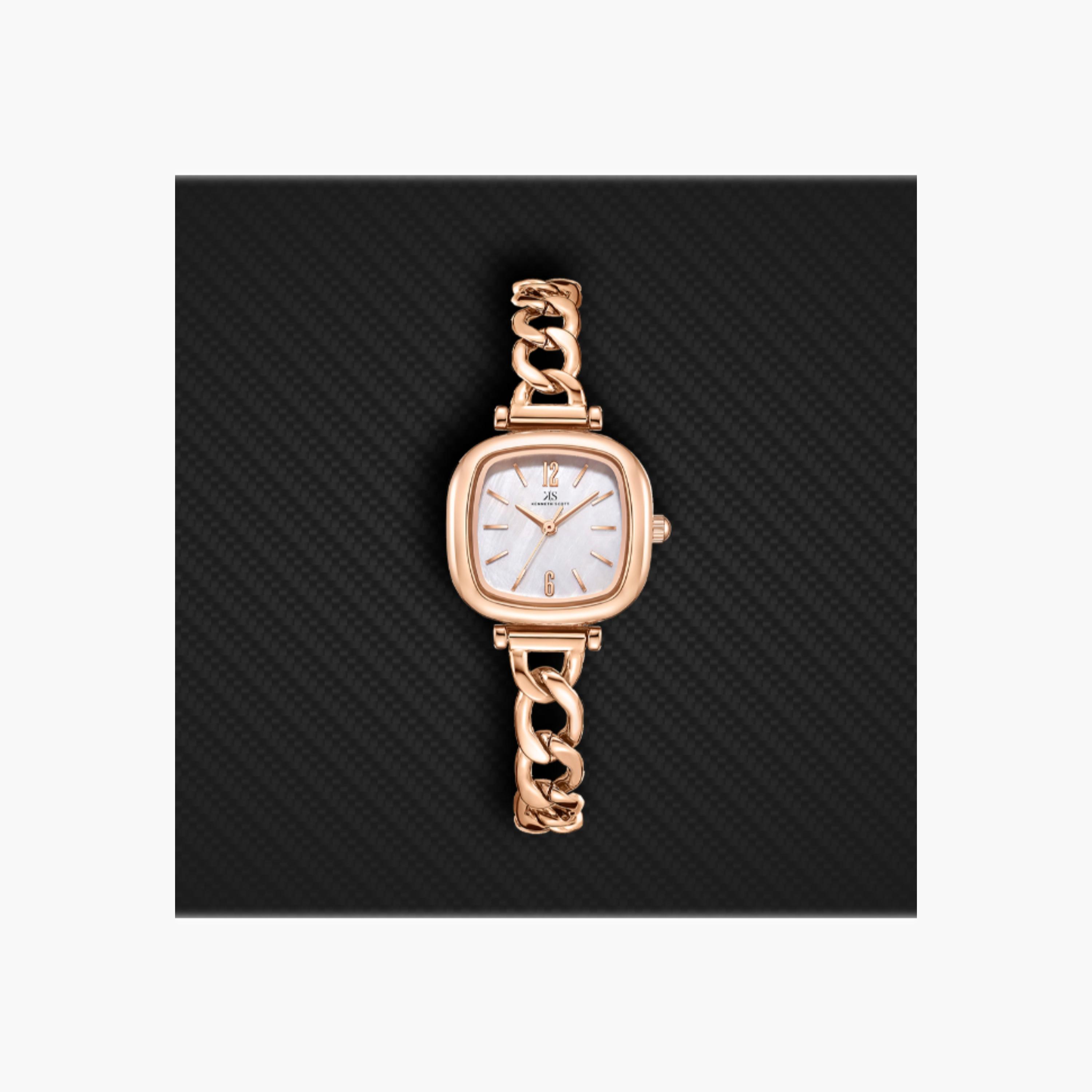 Kenneth Scott Women's Analog White Dial Watch-women-watchesandjewellery-watches-image-2
