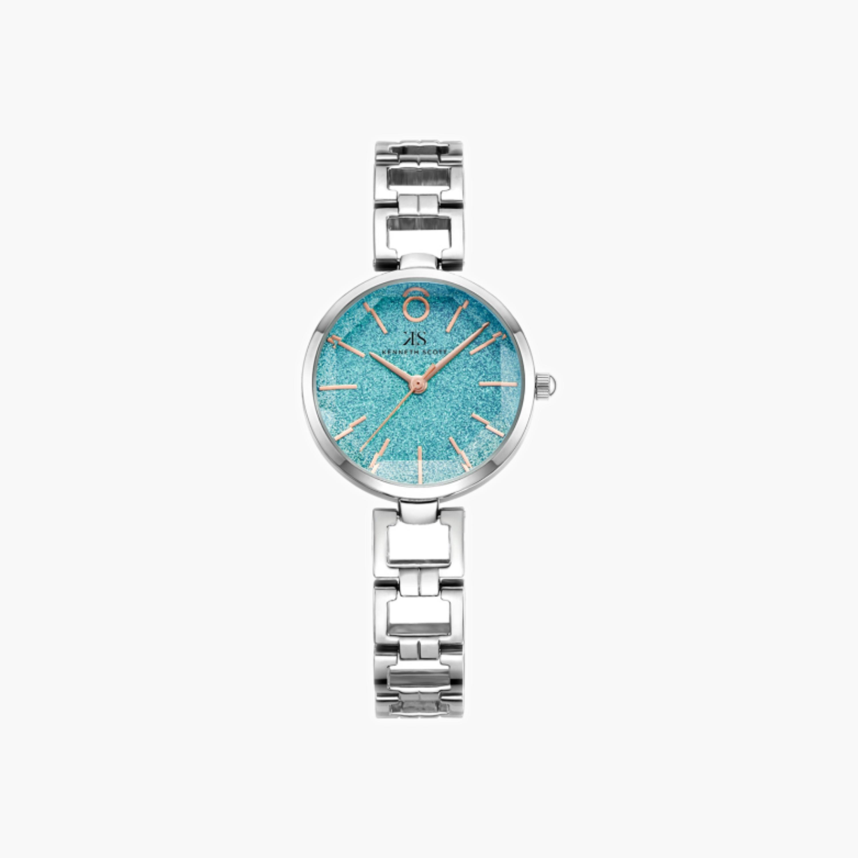 Kenneth Scott Women's Analog Blue Dial Watch-women-watchesandjewellery-watches-image-4