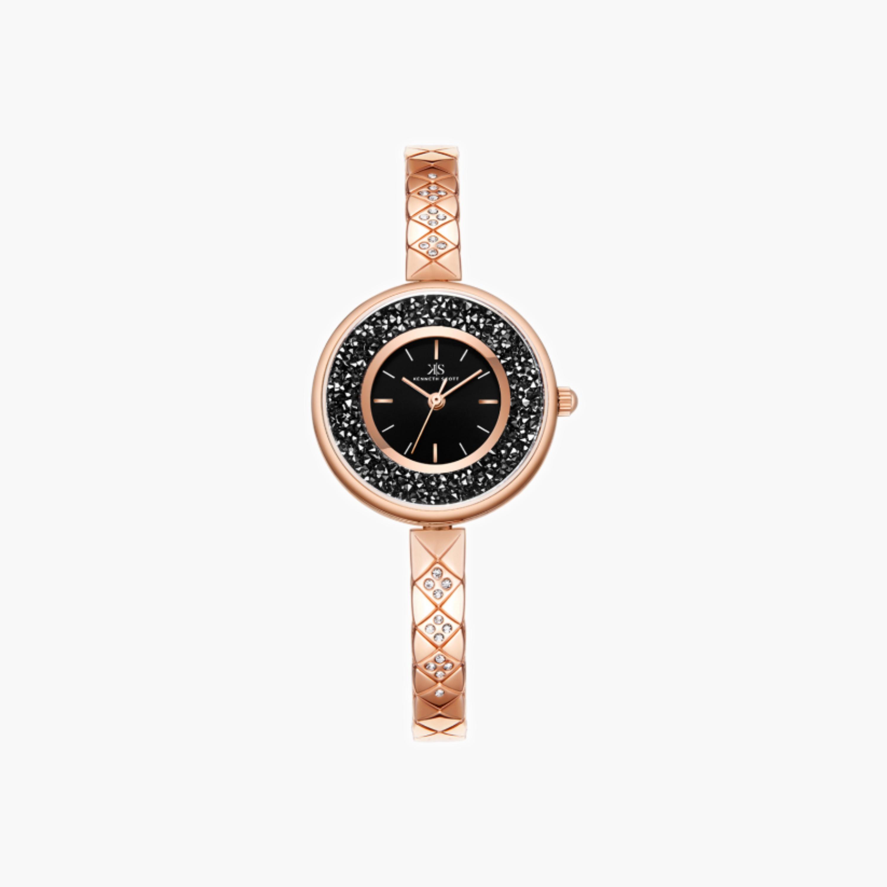 Kenneth Scott Women's Analog Black Dial Watch-women-watchesandjewellery-watches-image-5