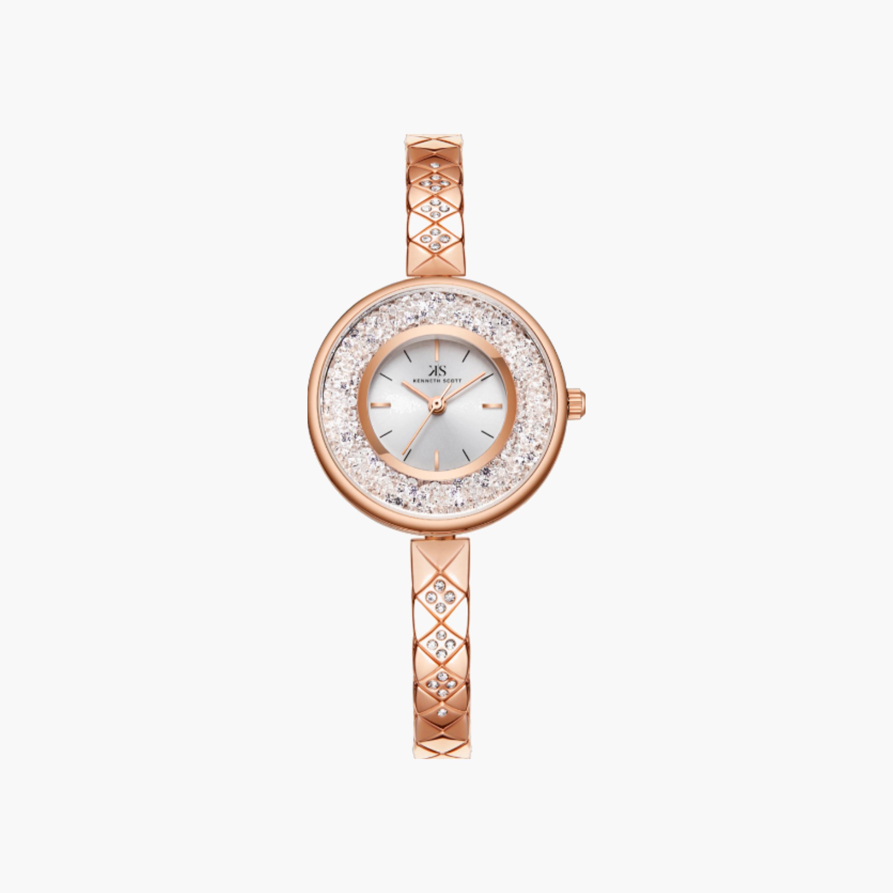 Kenneth Scott Women's Analog Silver Dial Watch-women-watchesandjewellery-watches-image-1