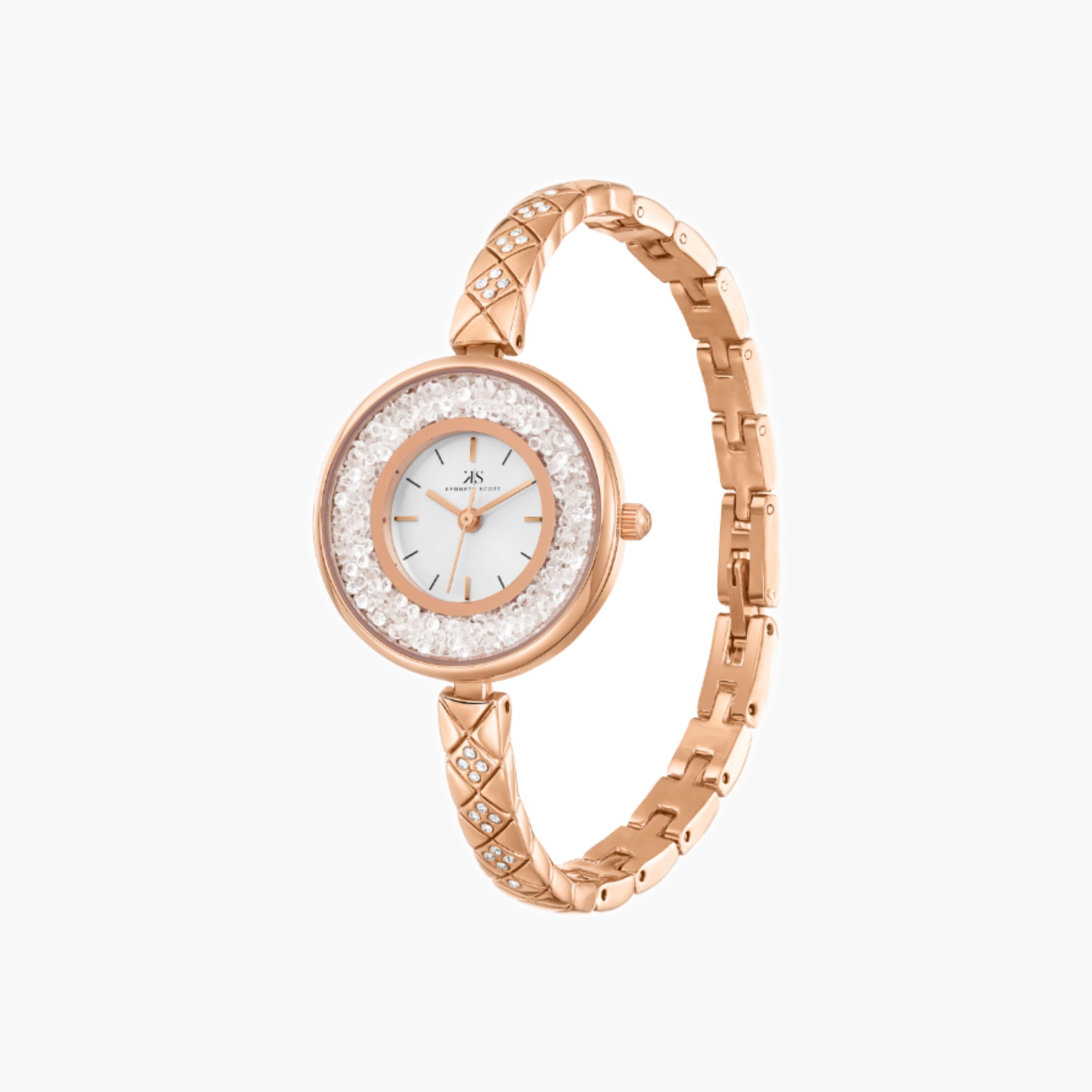 Kenneth Scott Women's Analog Silver Dial Watch-women-watchesandjewellery-watches-image-3