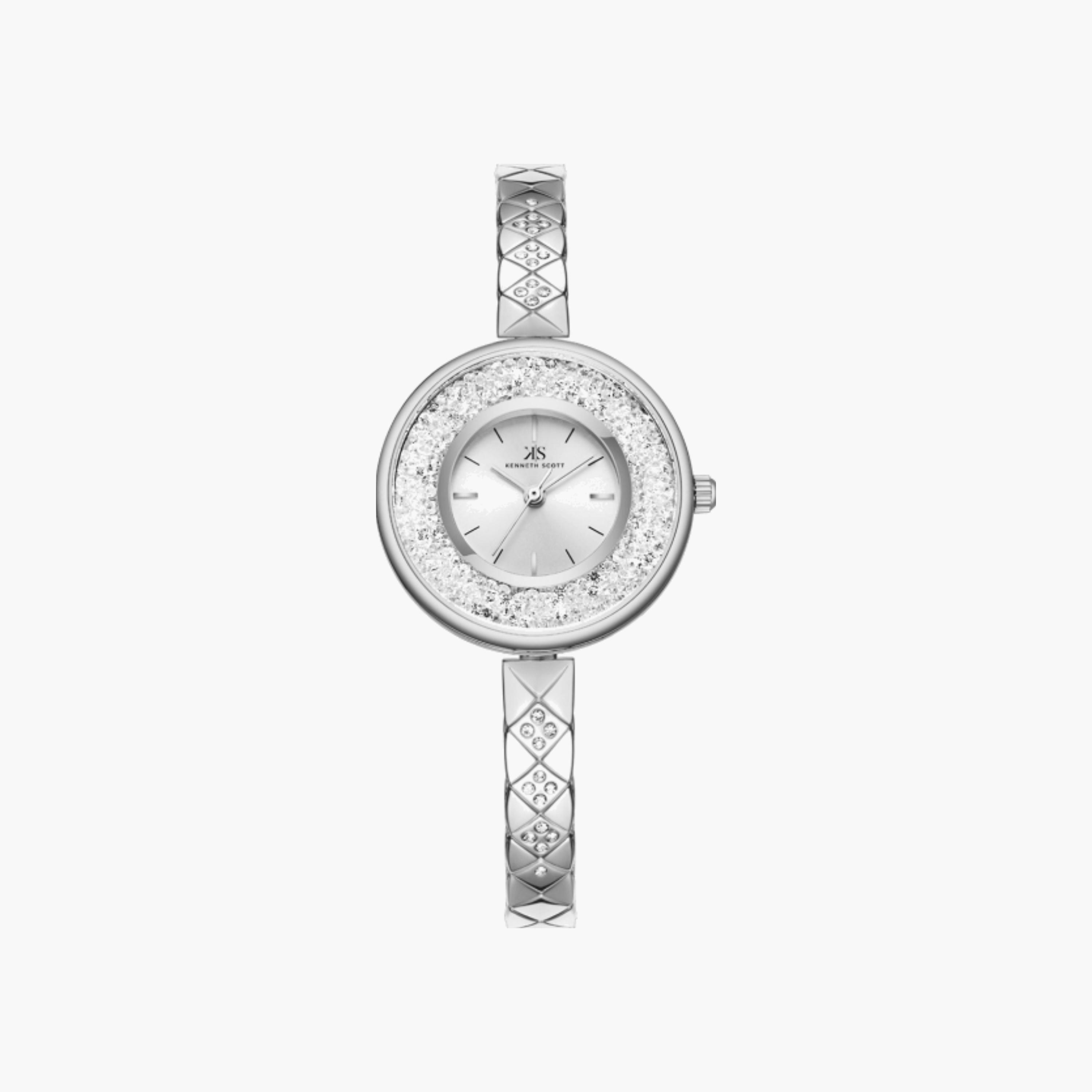 Kenneth Scott Women's Analog Silver Dial Watch-women-watchesandjewellery-watches-image-1