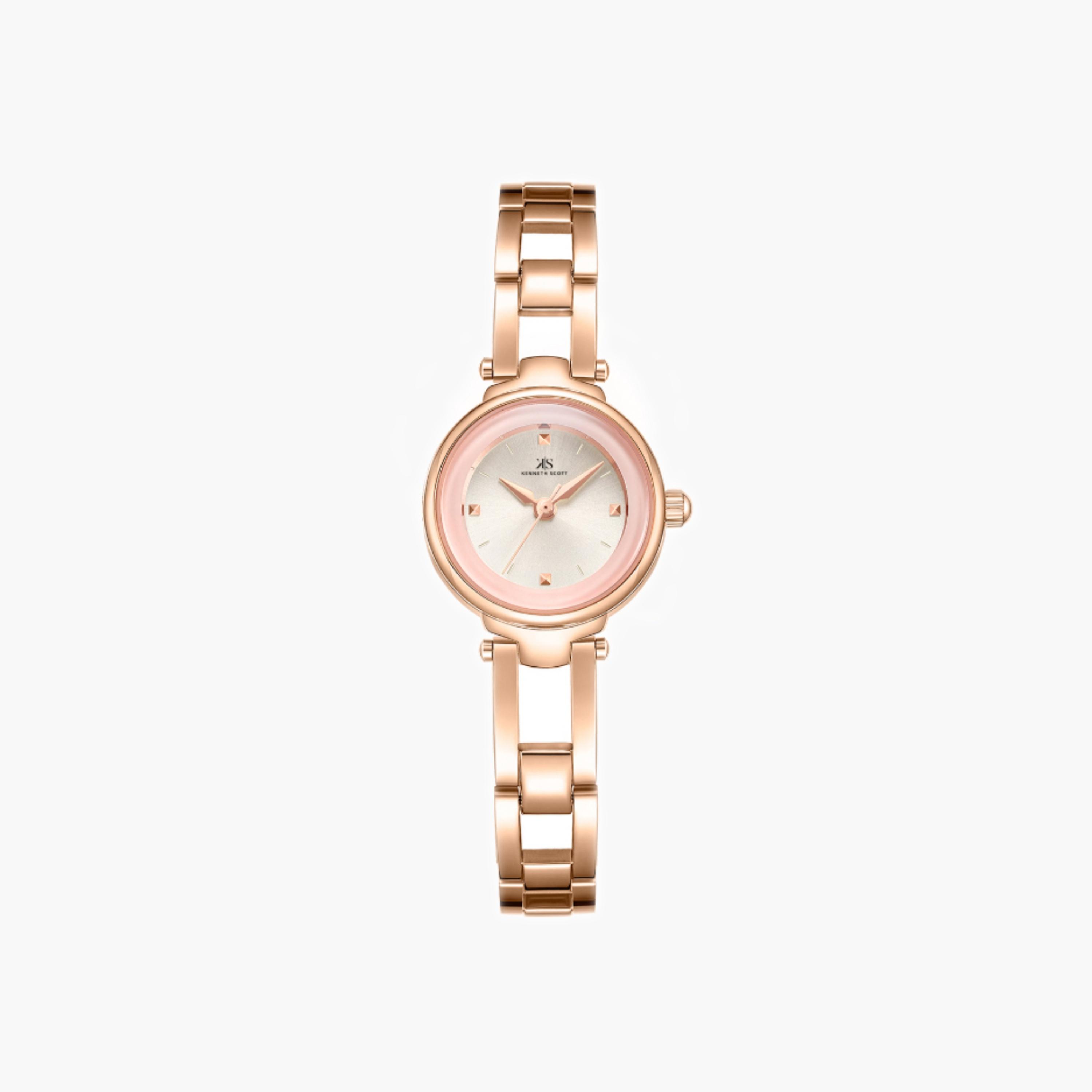 Kenneth Scott Women's Analog Rose Gold Dial Watch-women-watchesandjewellery-watches-image-1