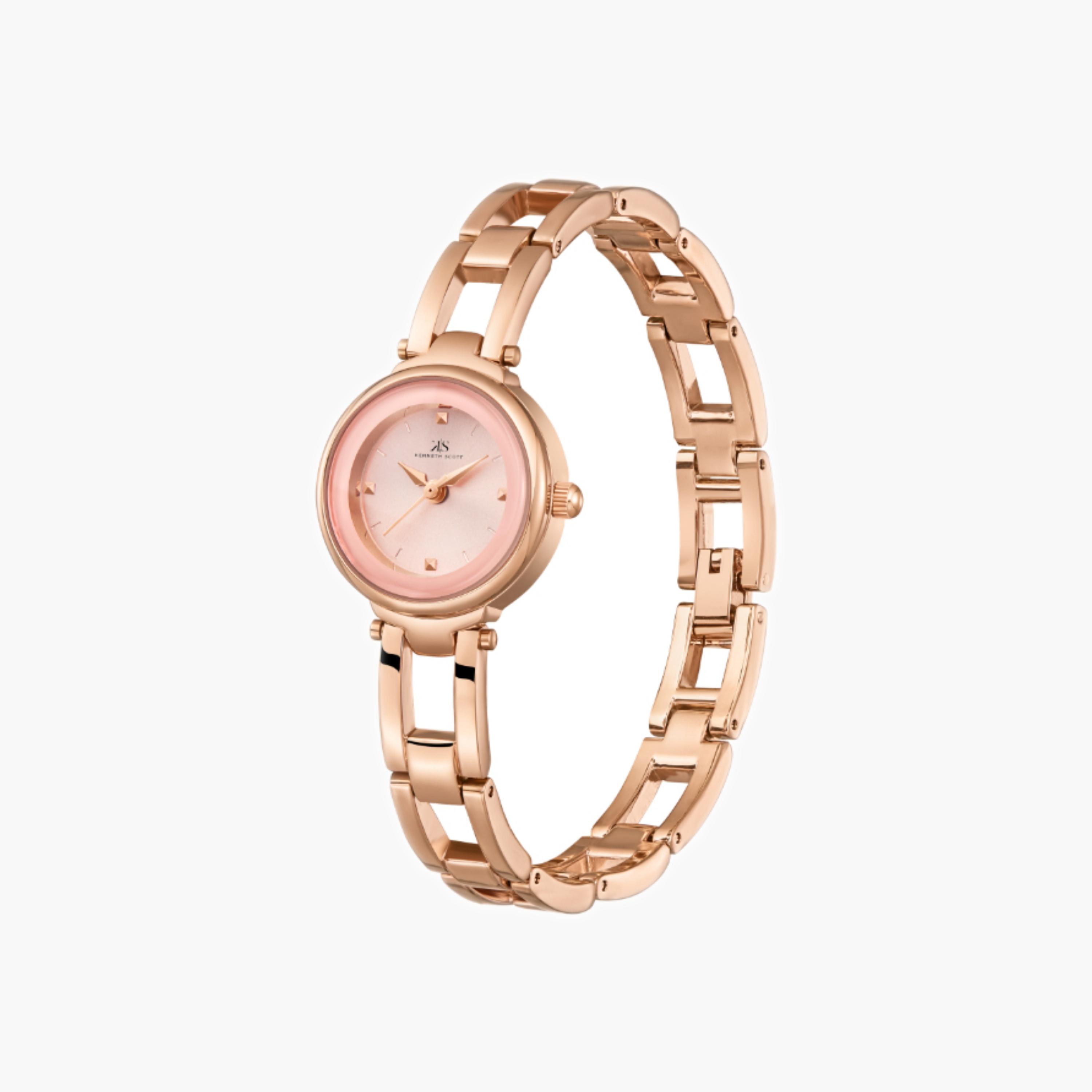 Kenneth Scott Women's Analog Rose Gold Dial Watch-women-watchesandjewellery-watches-image-3