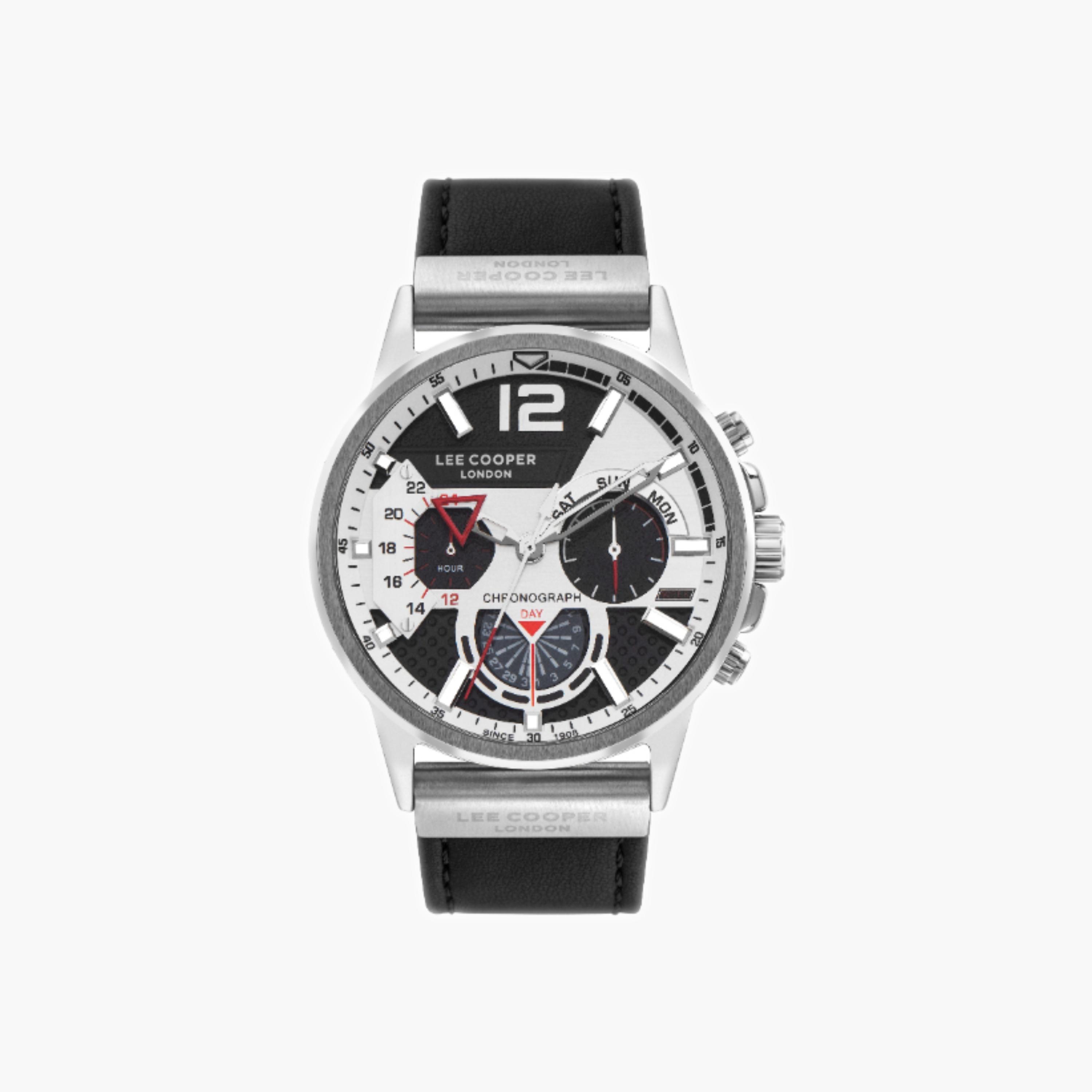 Lee Cooper Men's Multi Function Silver Dial Watch-men-watchesandjewellery-watches-image-1